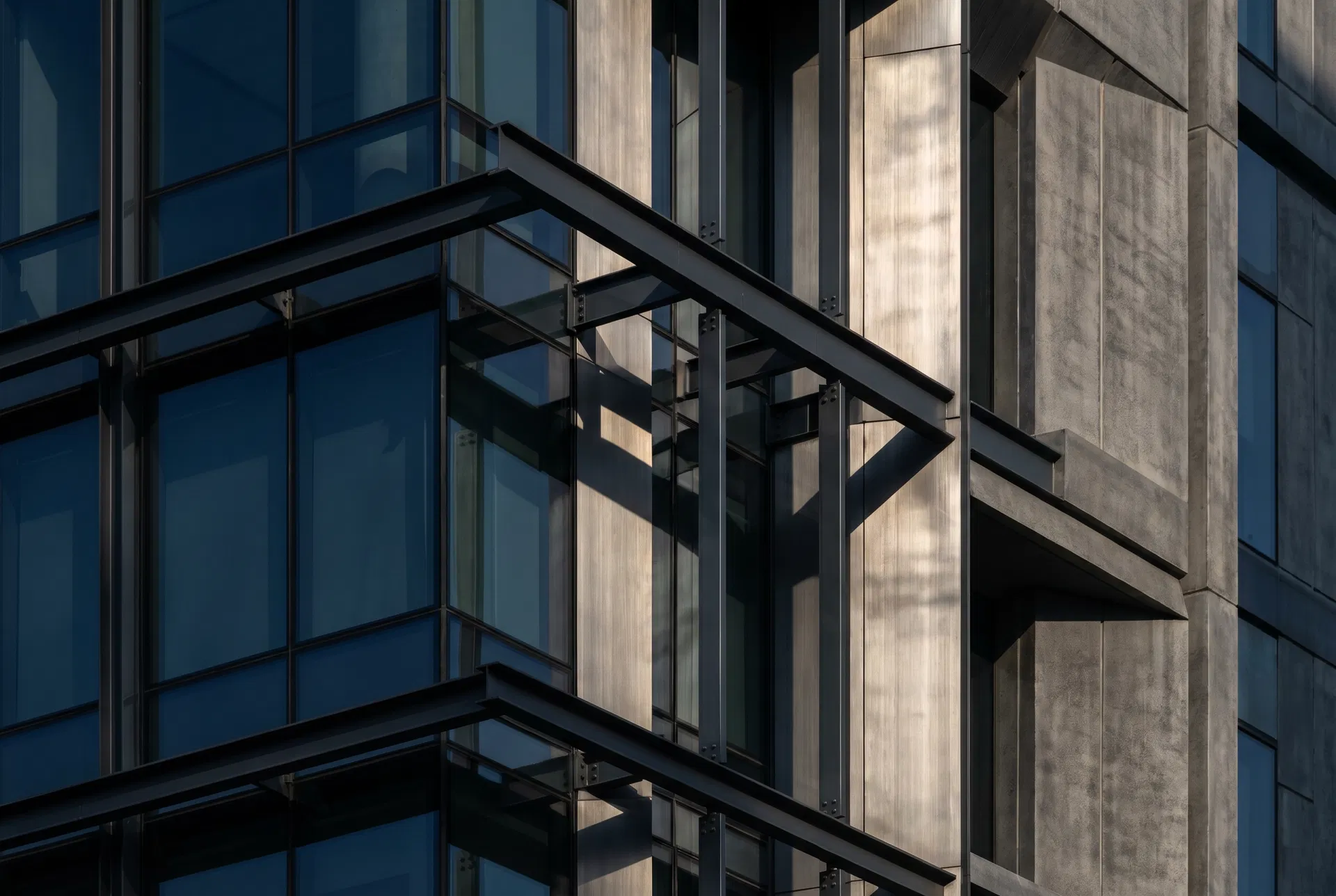 Commercial building architectural detail