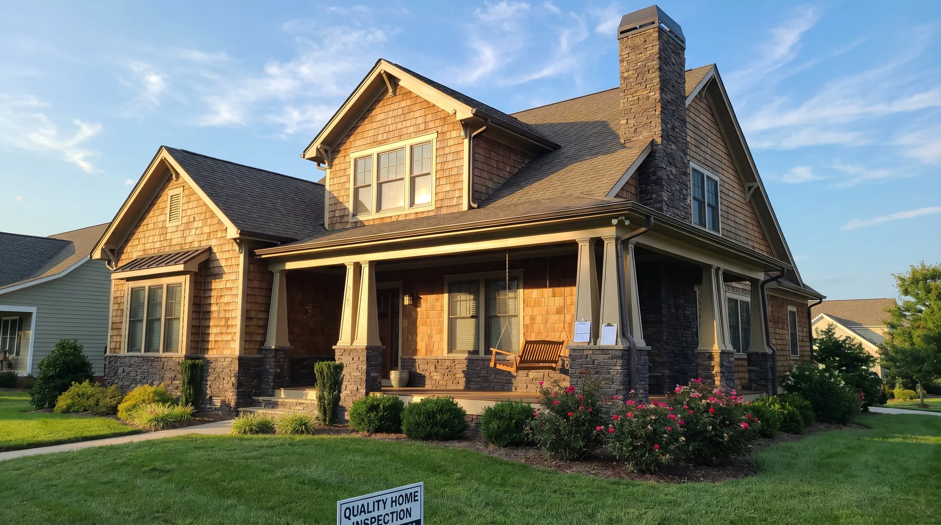 Beautiful residential home in the NC Triad region ready for professional home inspection