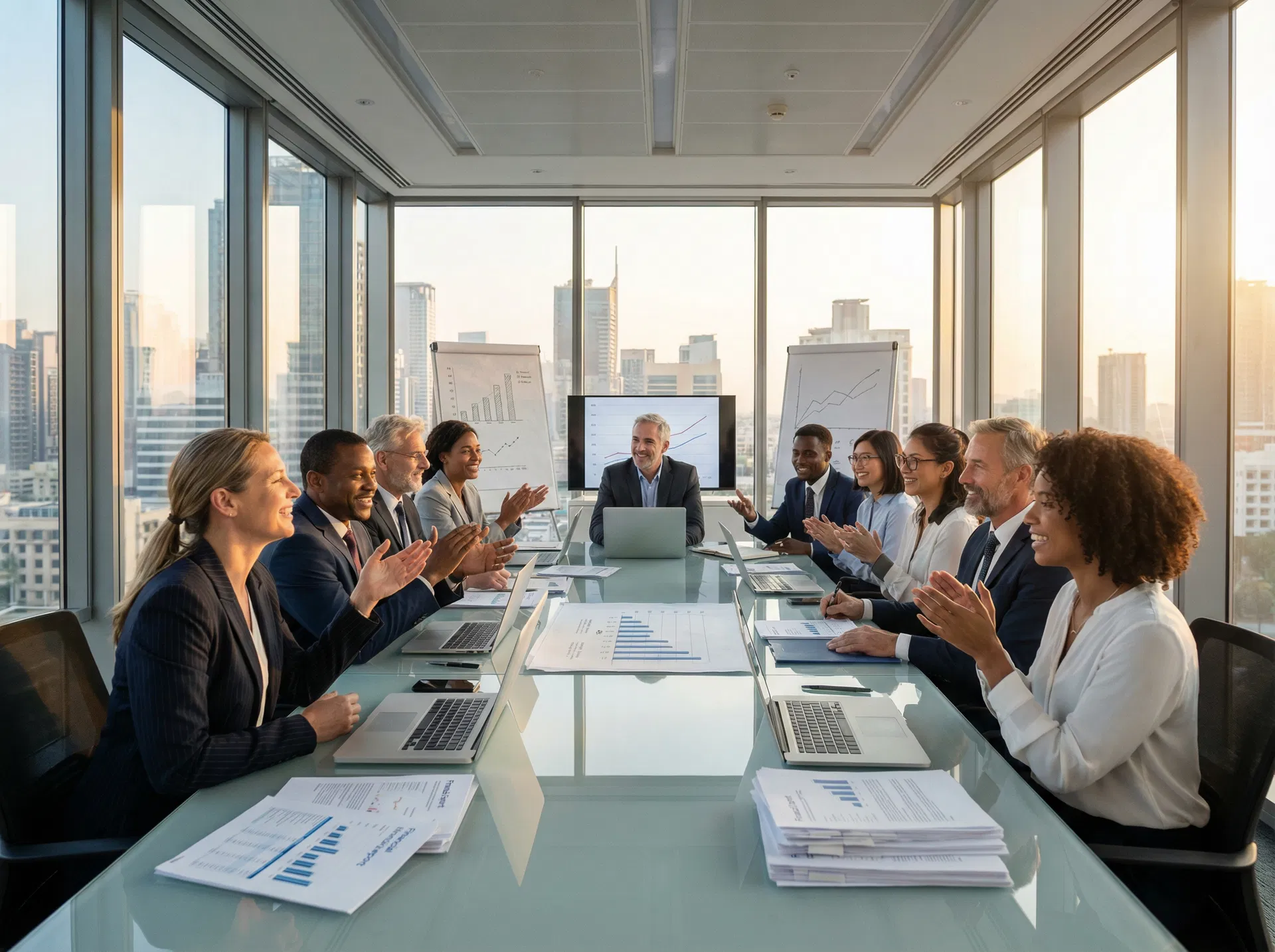 Uptick Health team in a collaborative meeting