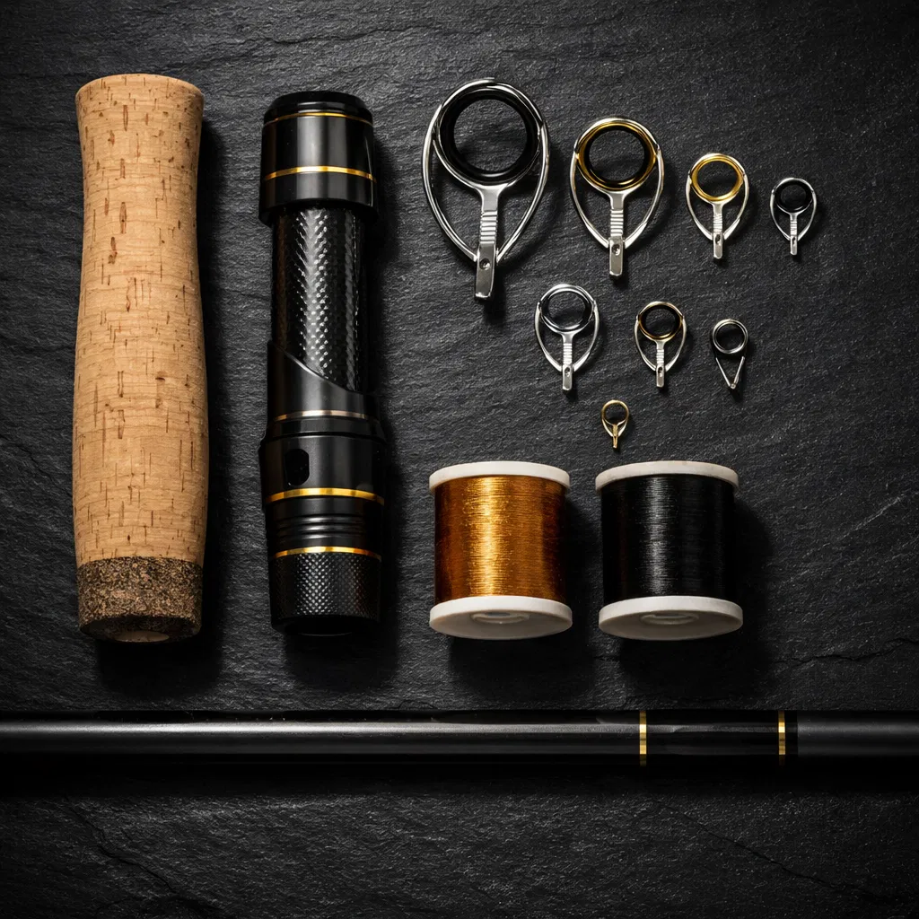 Fishing rod components