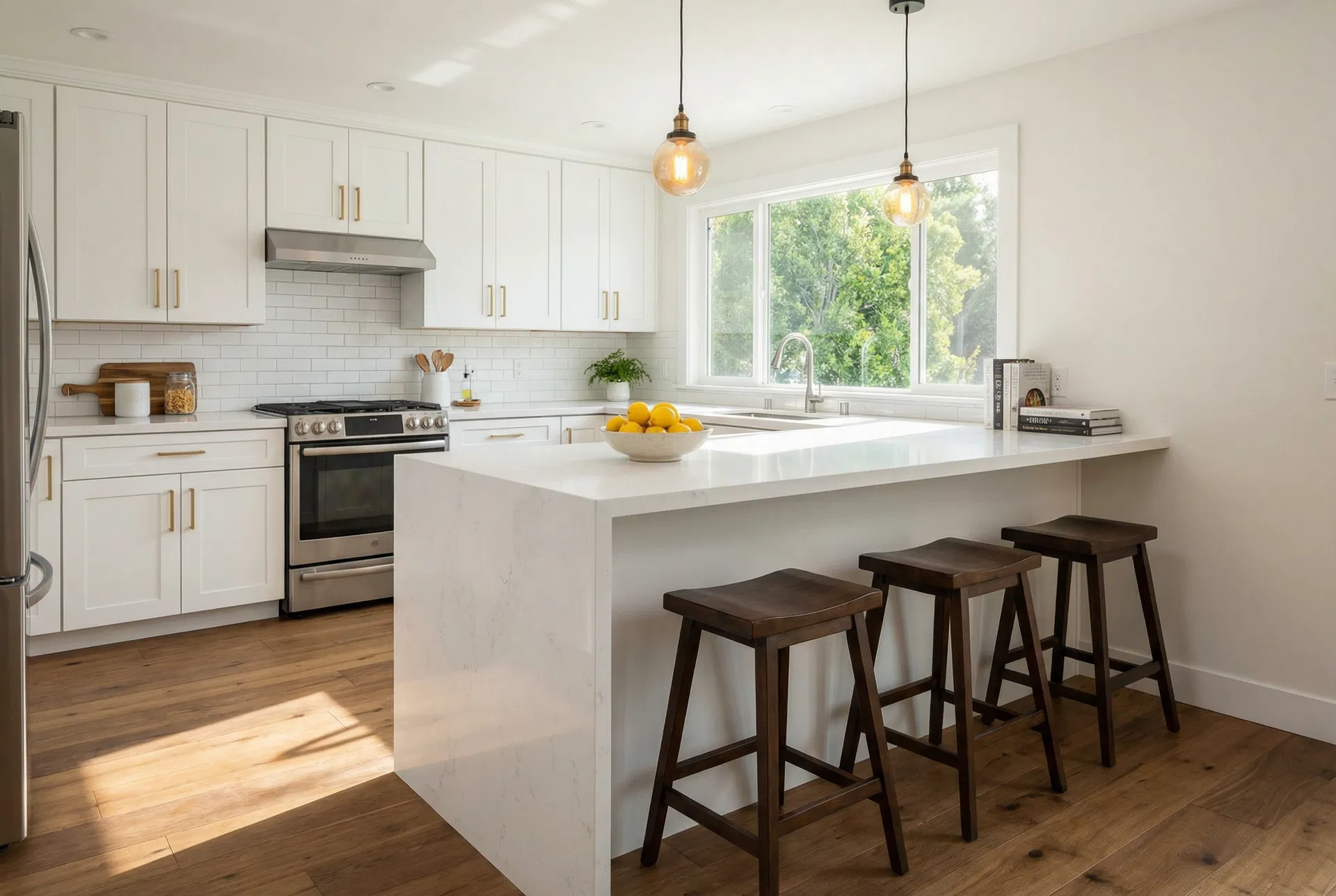 Modern renovated kitchen