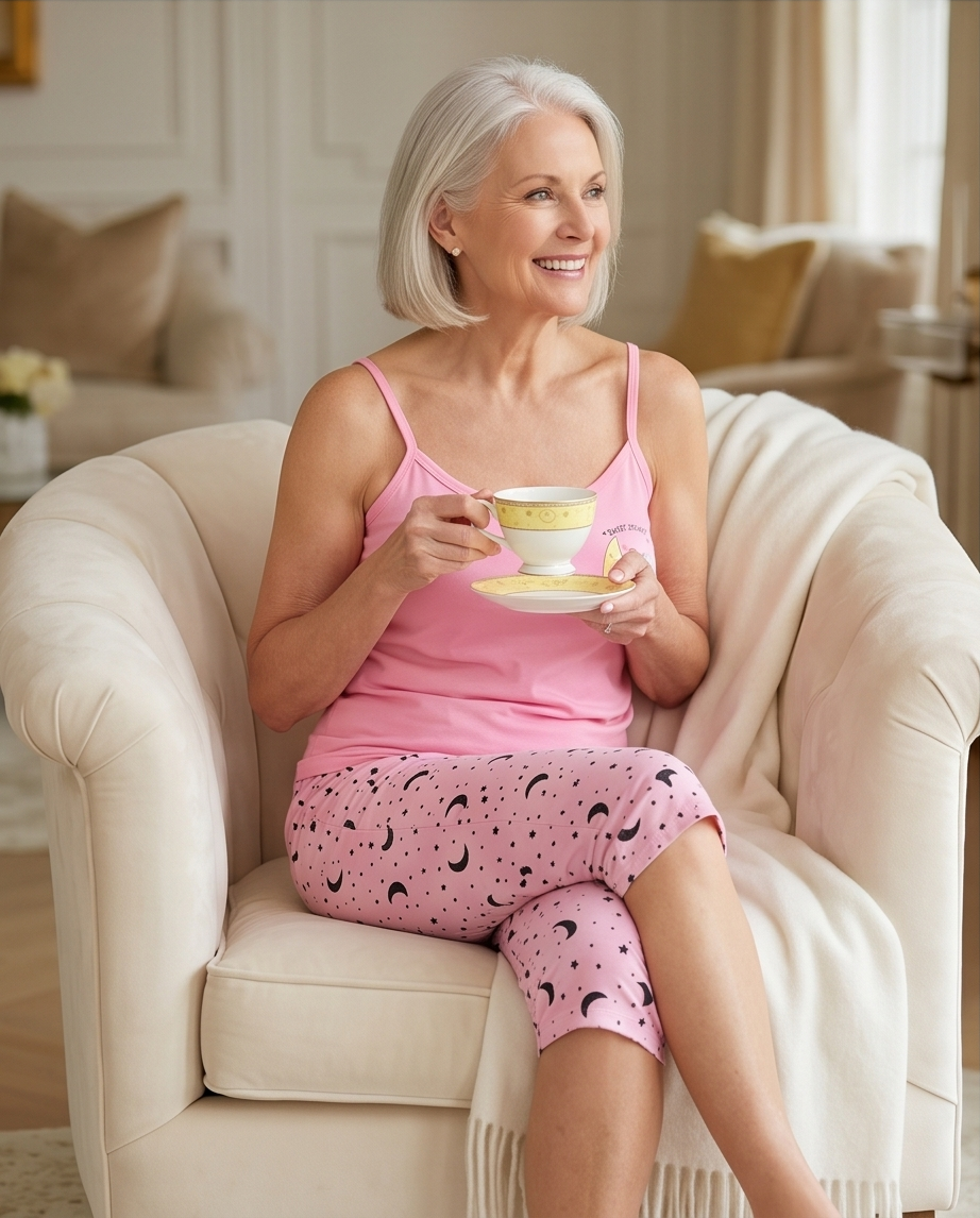 2-Piece Tank Top & Capri Pajama Set
