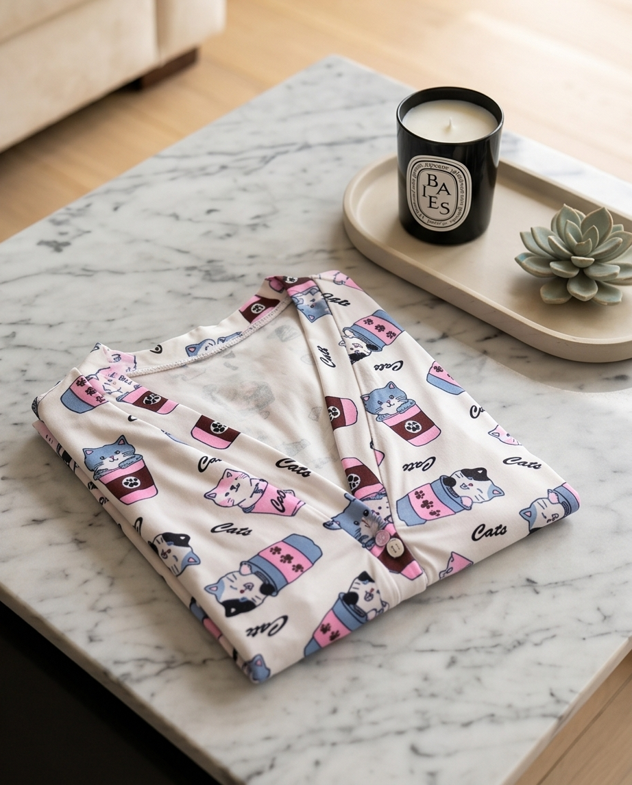 1-Piece Long Sleeve Pajama Romper