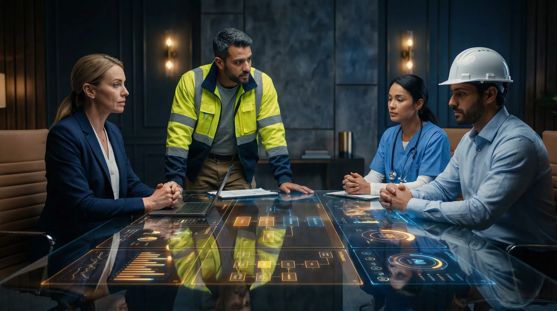 Tradie using Solvr on mobile