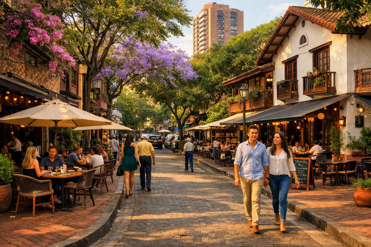 Envigado neighborhood street scene — Medellín real estate market