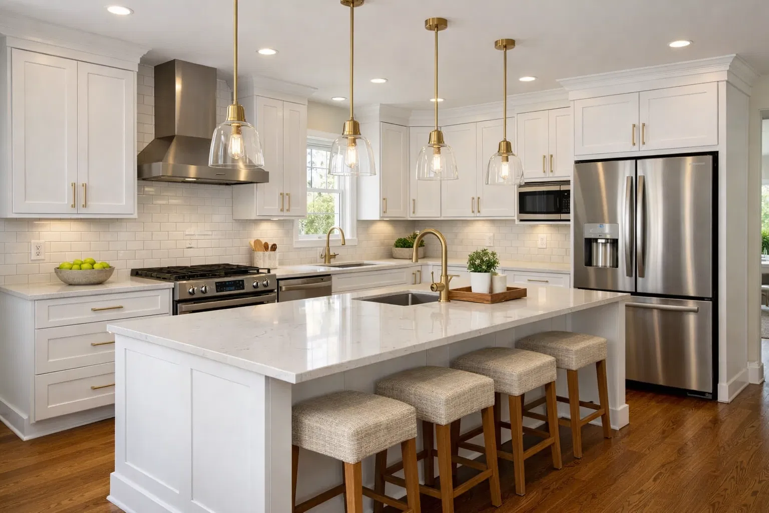 AQ Construction completed kitchen remodel in Baltimore