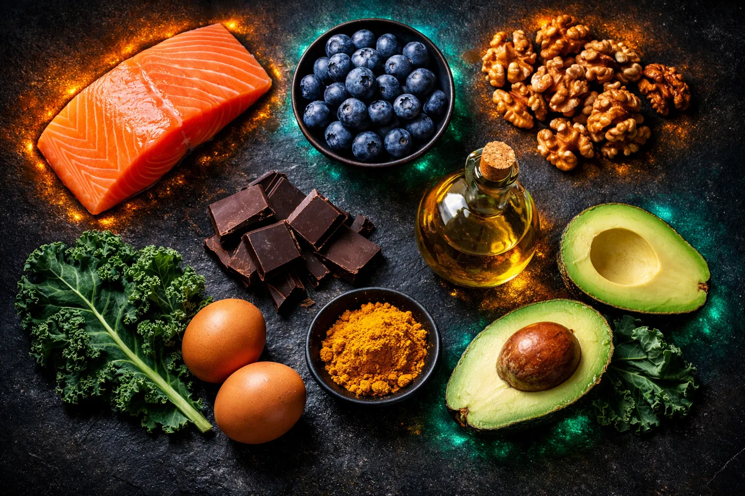 Brain healthy foods spread