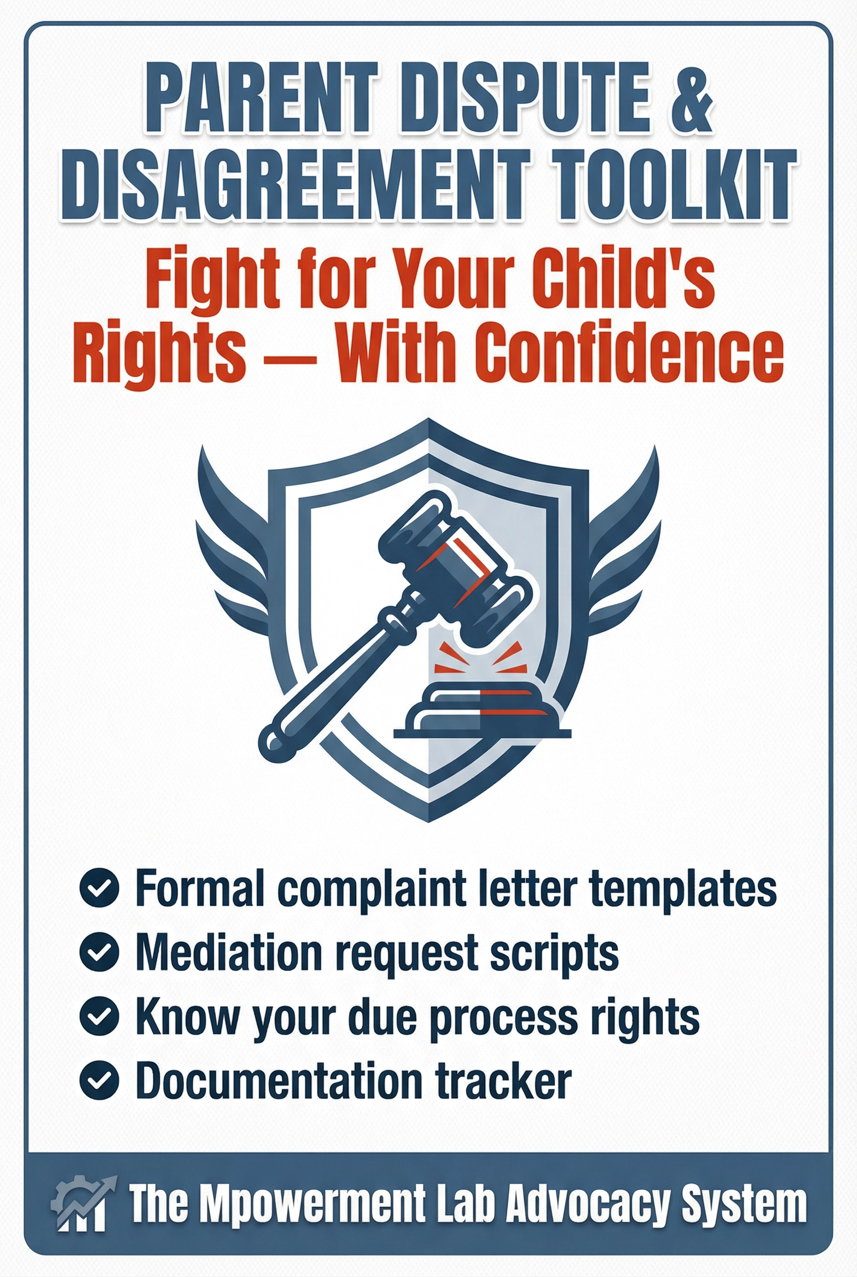 Parent Dispute & Disagreement Toolkit