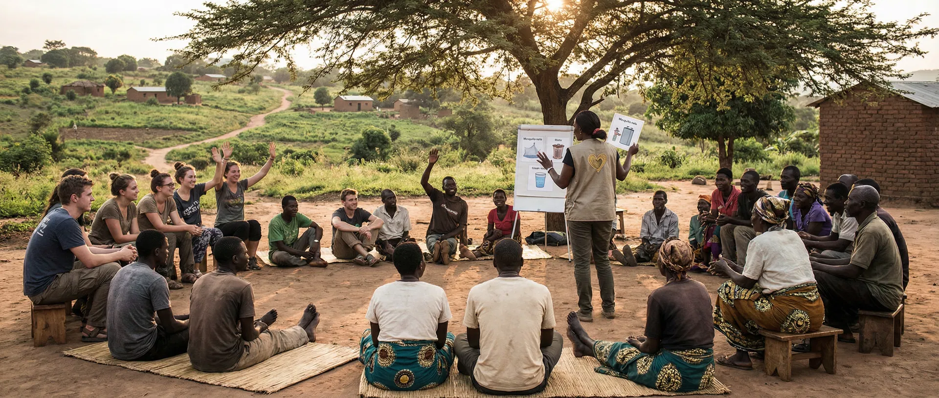Community health dialogue session