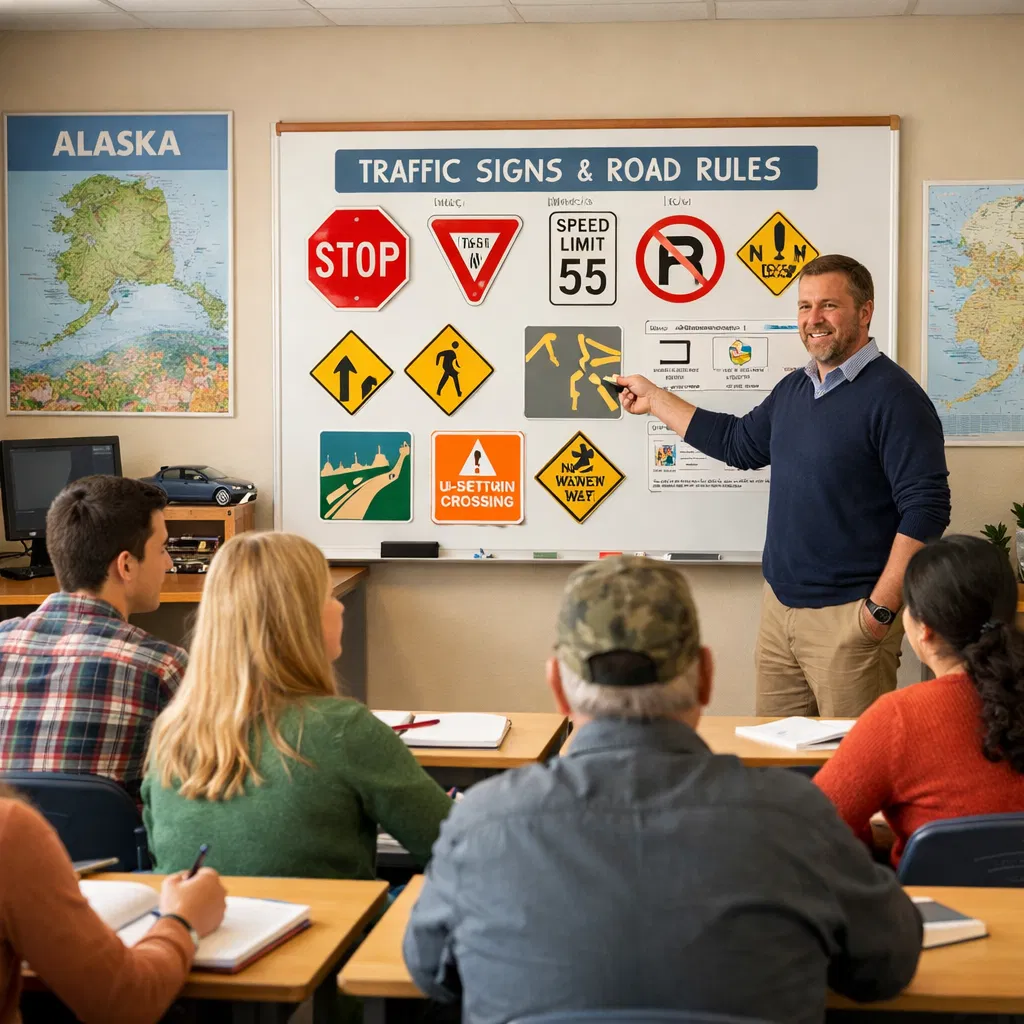 Driving school classroom in Anchorage Alaska