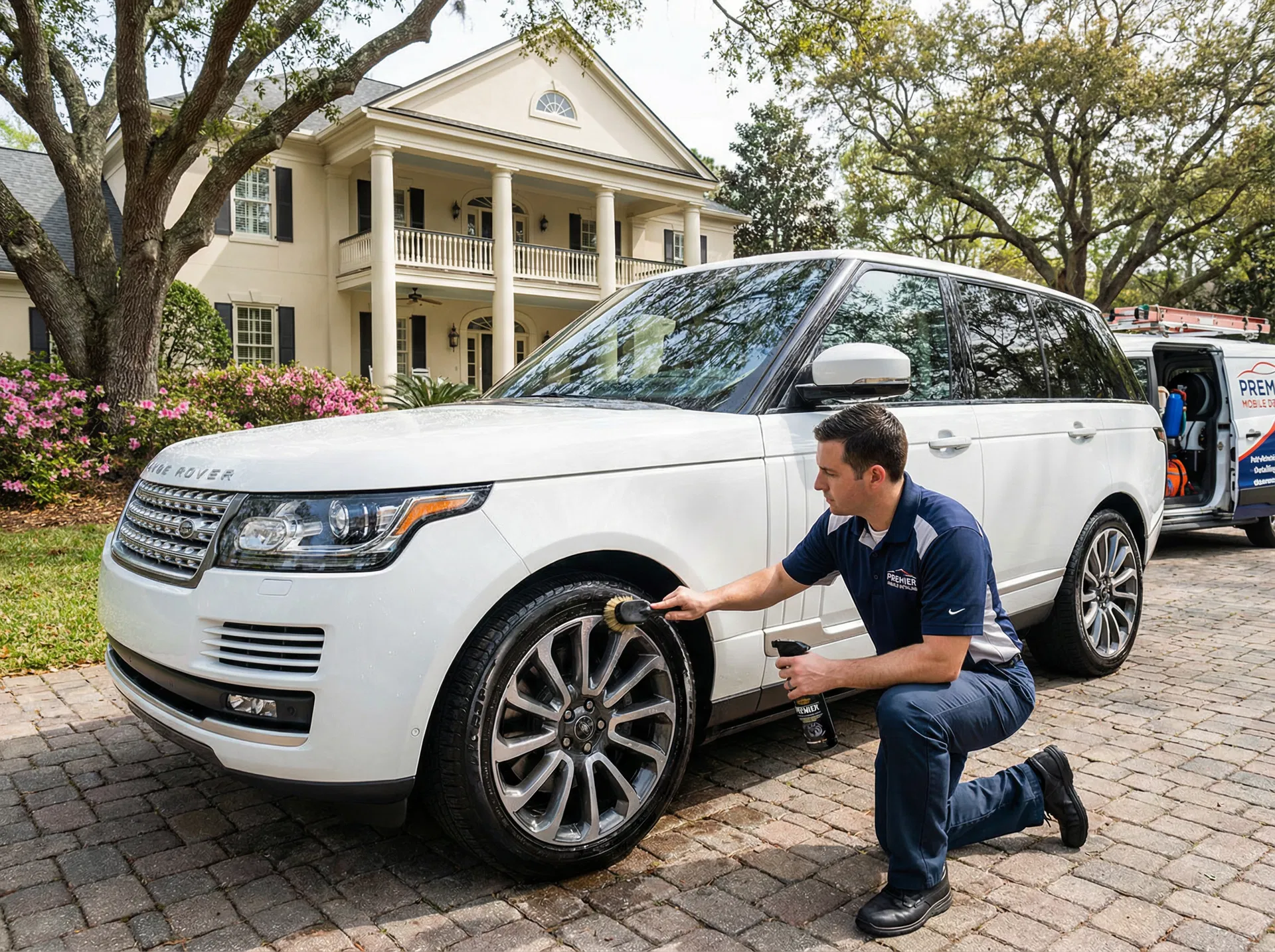SUV mobile detailing service on Johns Island