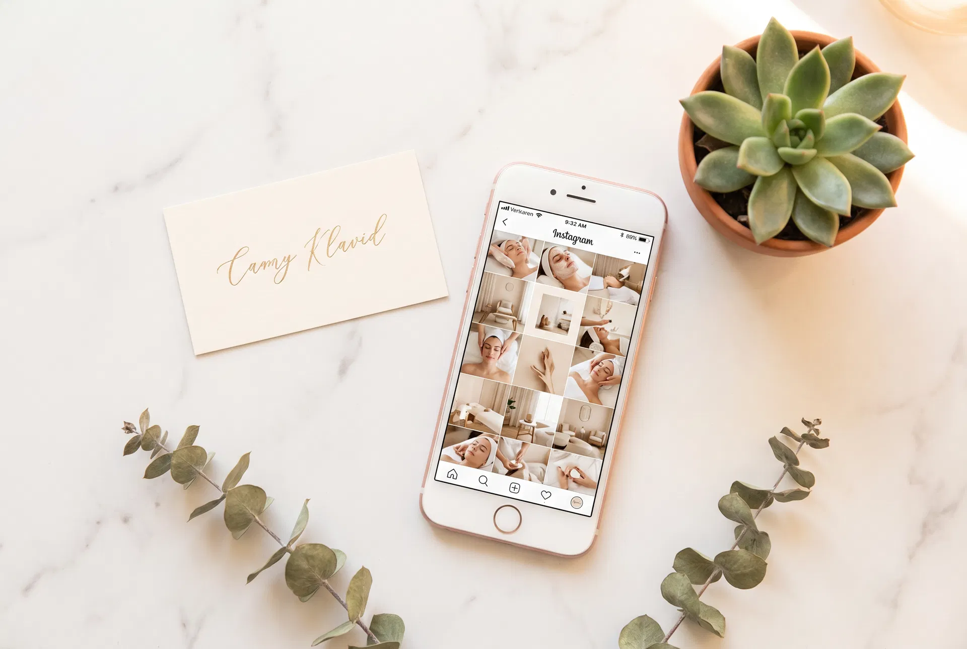 Luxury med spa branding and social media marketing