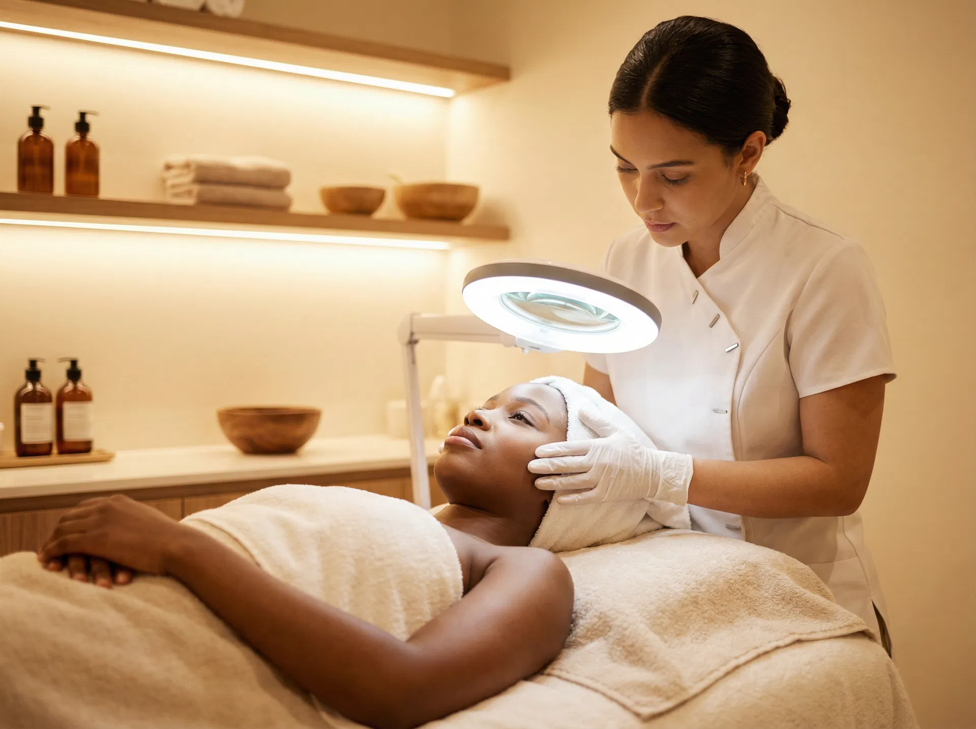 Skin Analysis - Acne Treatment Facial