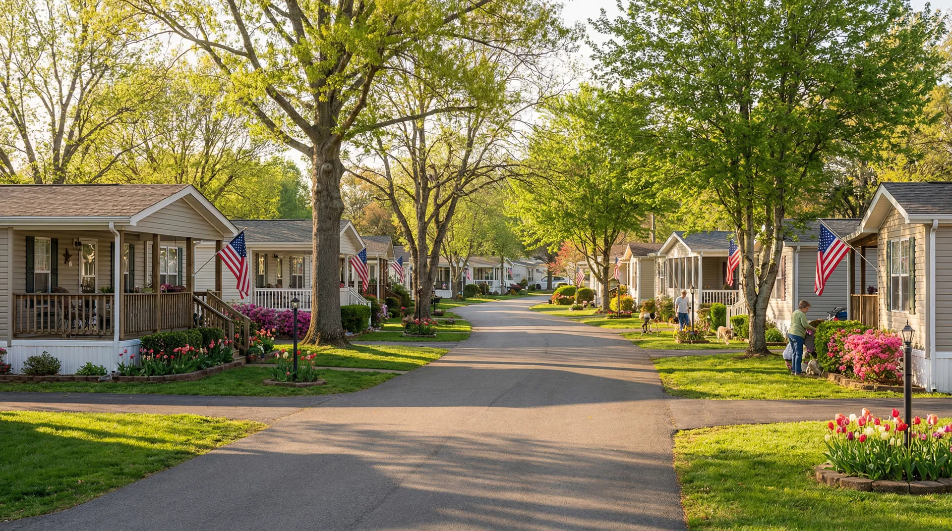 Spring Village mobile home community in spring