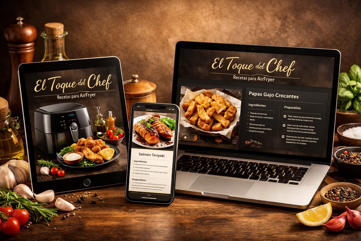 El Toque del Chef - Mockup Interactivo