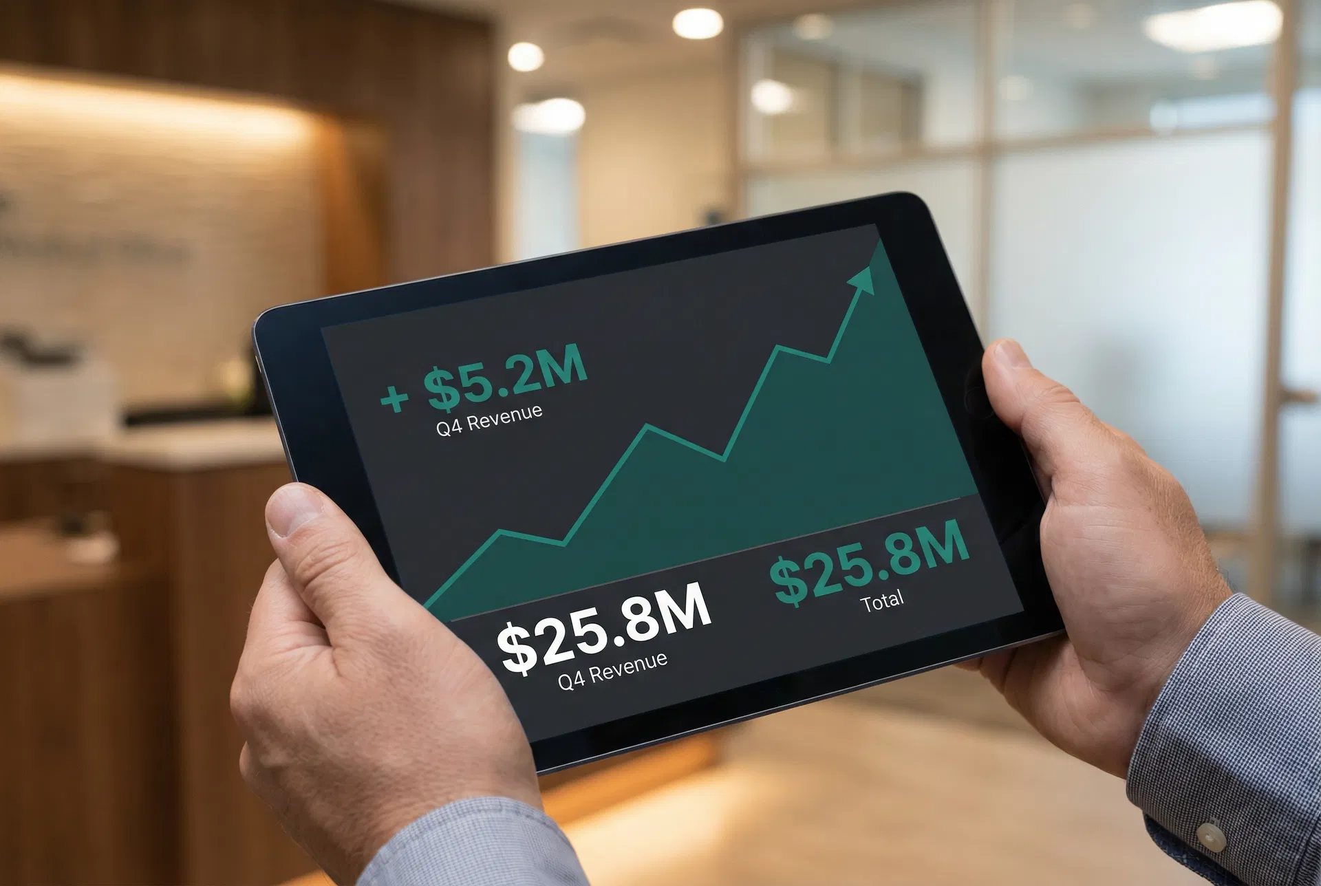 Revenue growth dashboard