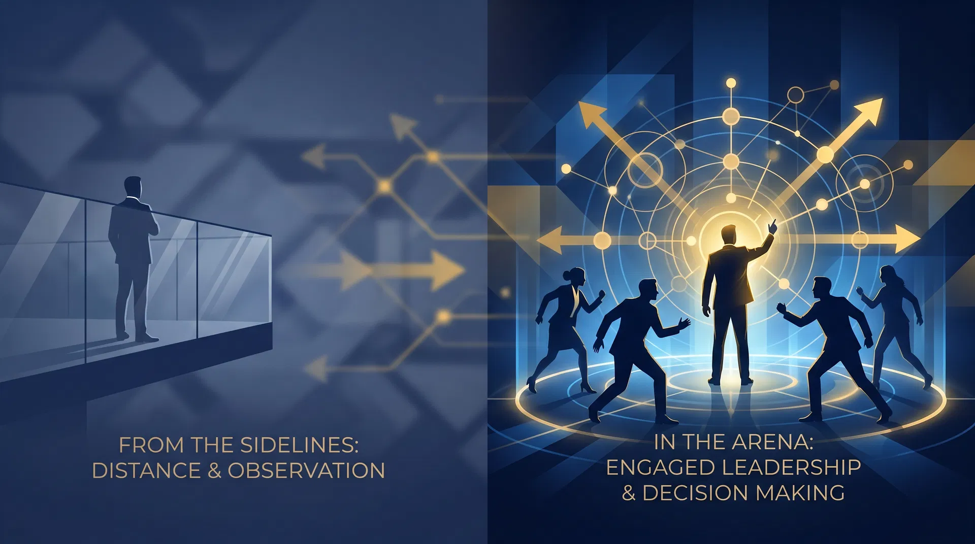 Why We Choose to Lead From Inside the Arena