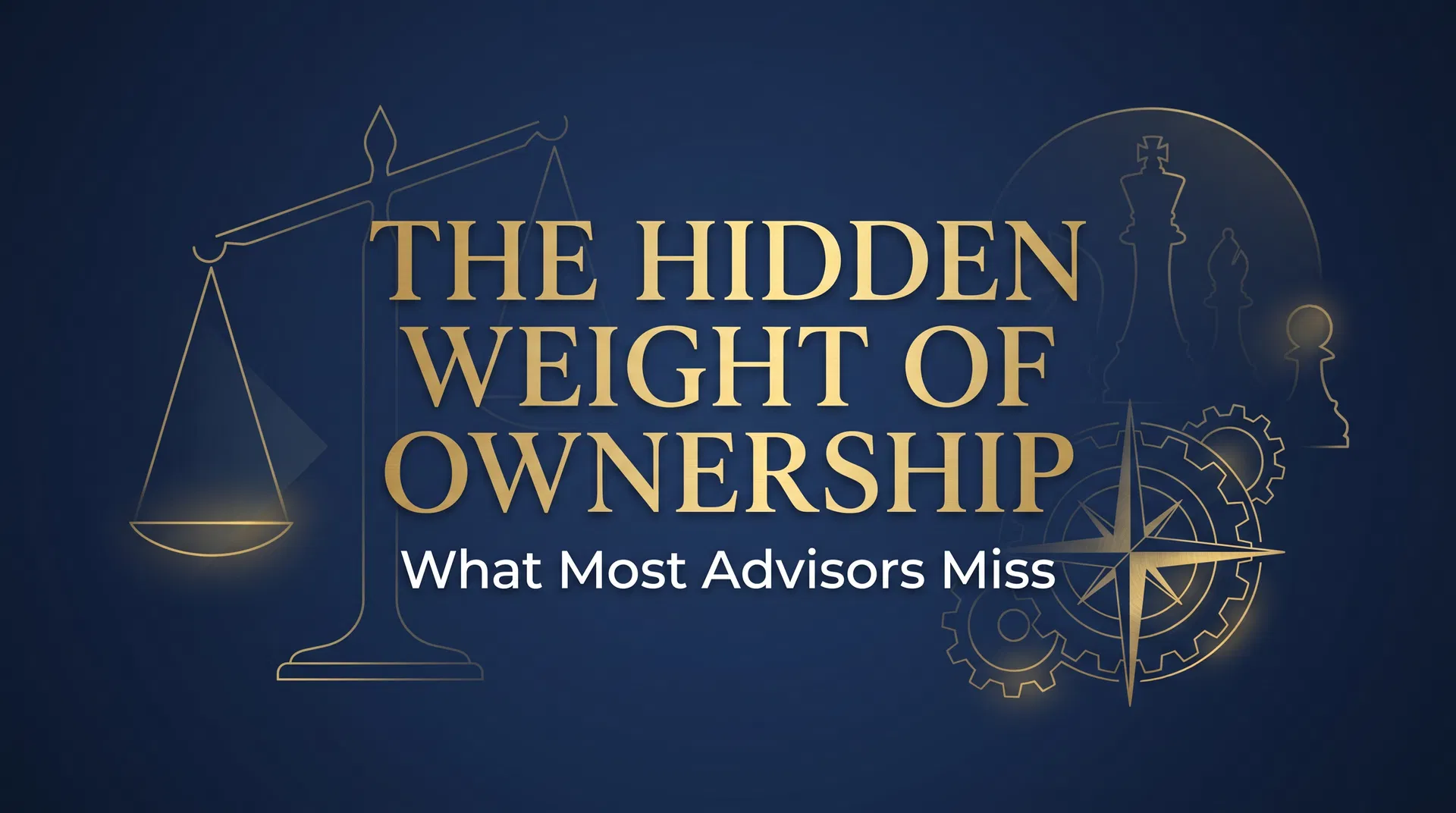 The Hidden Weight of Ownership: What Most Advisors Miss