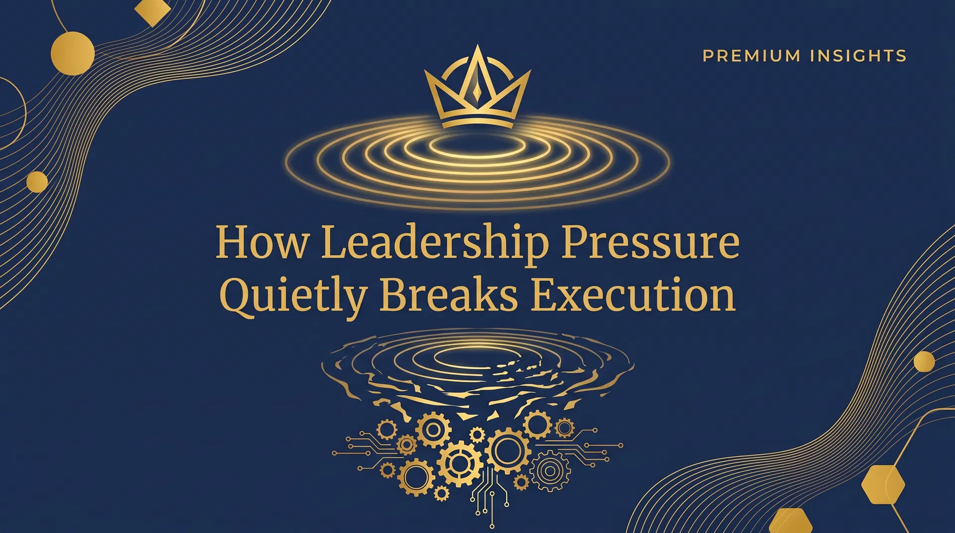 How Leadership Pressure Quietly Breaks Execution