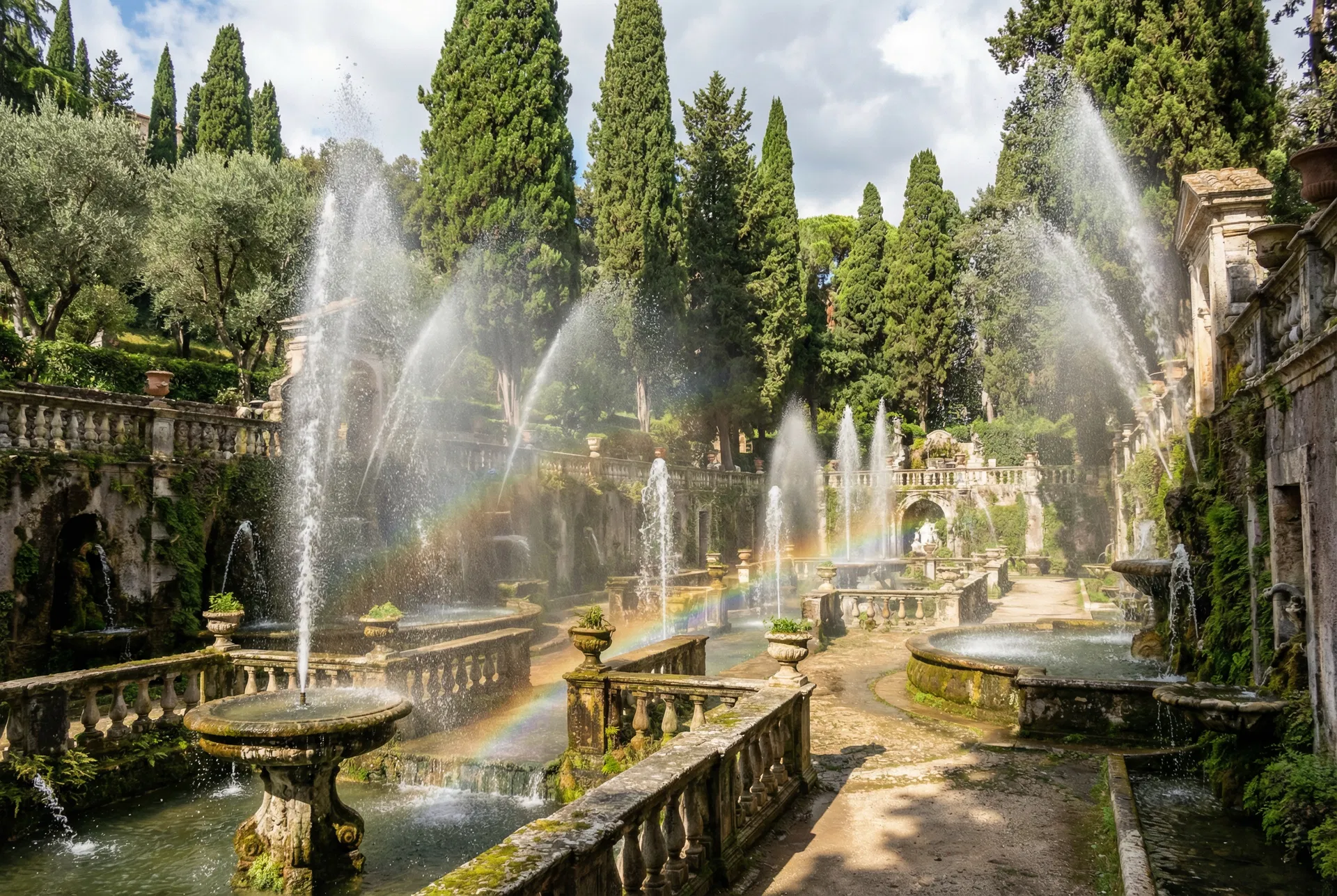 Тиволи: Villa d'Este + Кастель-Гандольфо