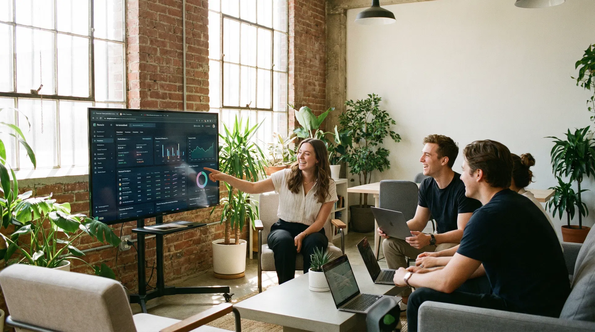 The Jenkins & Co. team working together