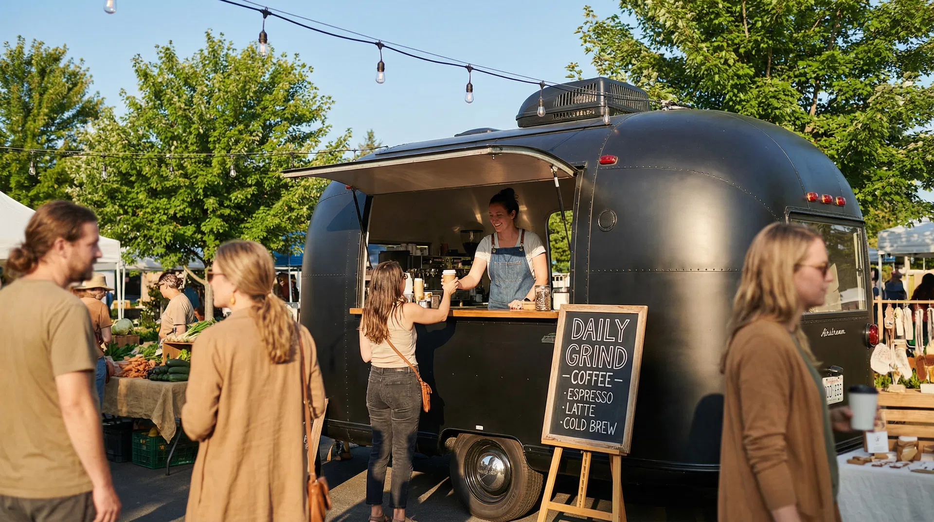 Spiked Coffee at a farmers market