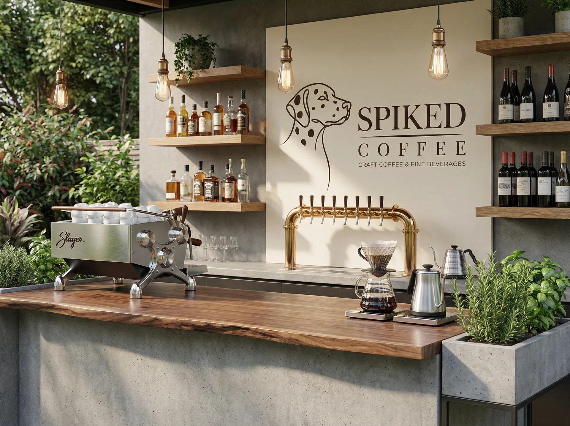 Concept rendering — The bar