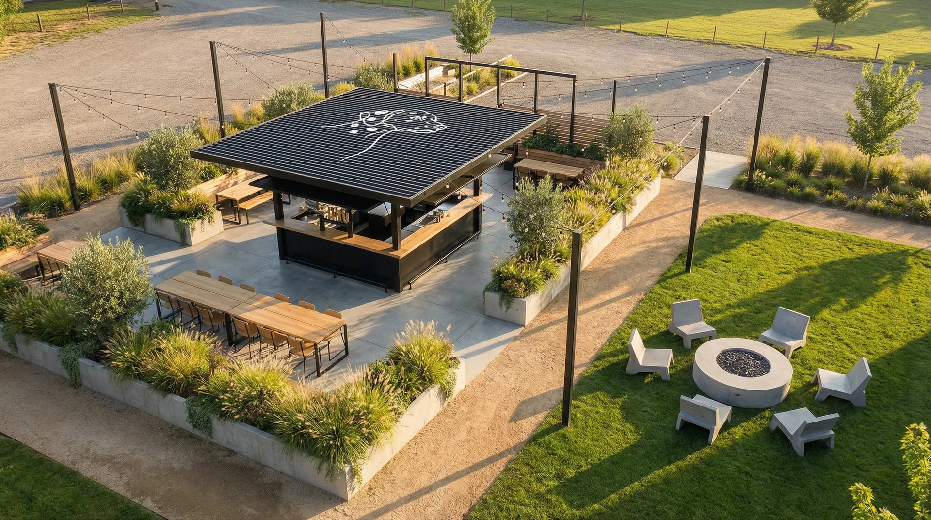 Concept rendering — The layout