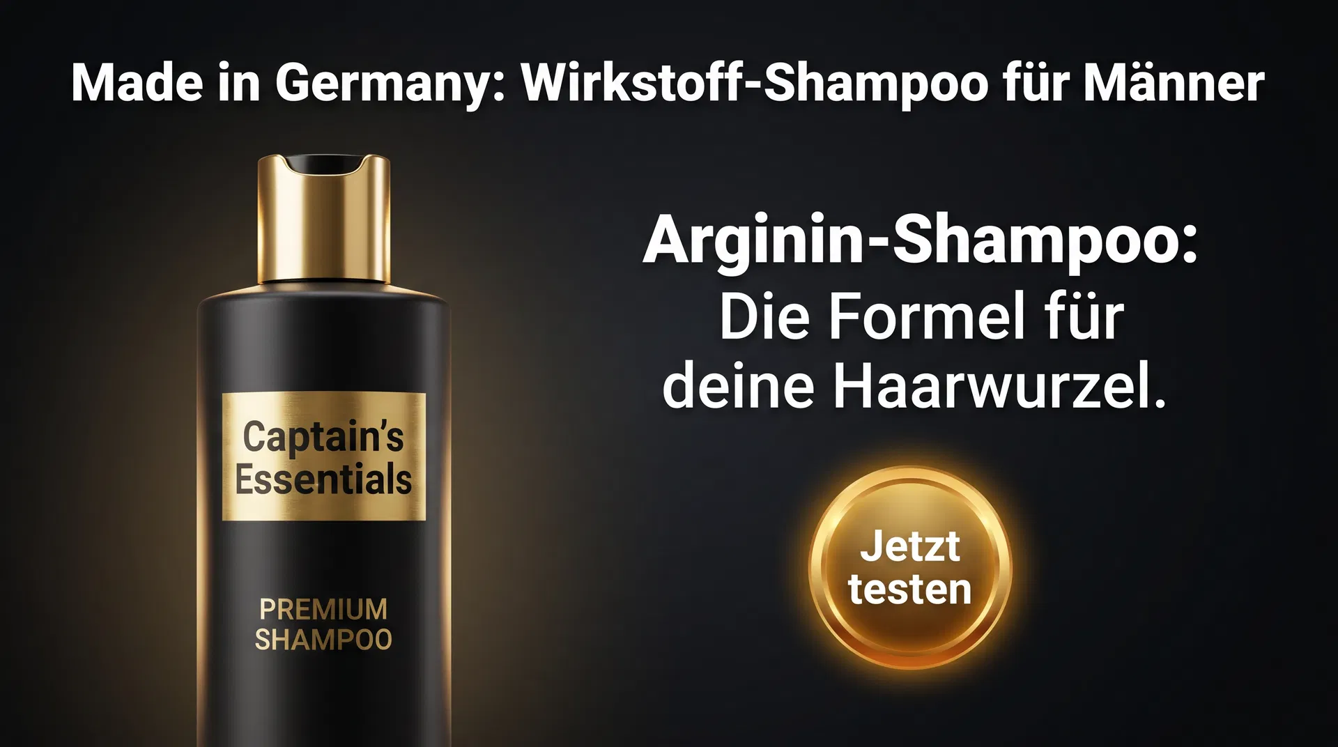 Captain's Essentials Arginin-Shampoo – Jetzt testen