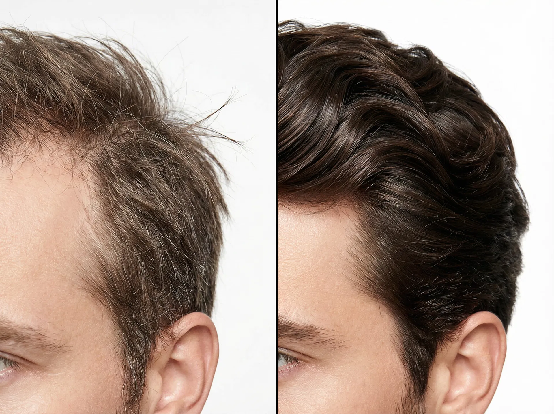 Trockenes vs. gesundes Haar