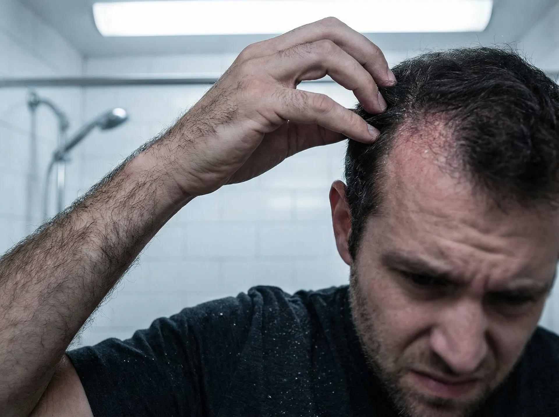 Trockene, juckende Kopfhaut