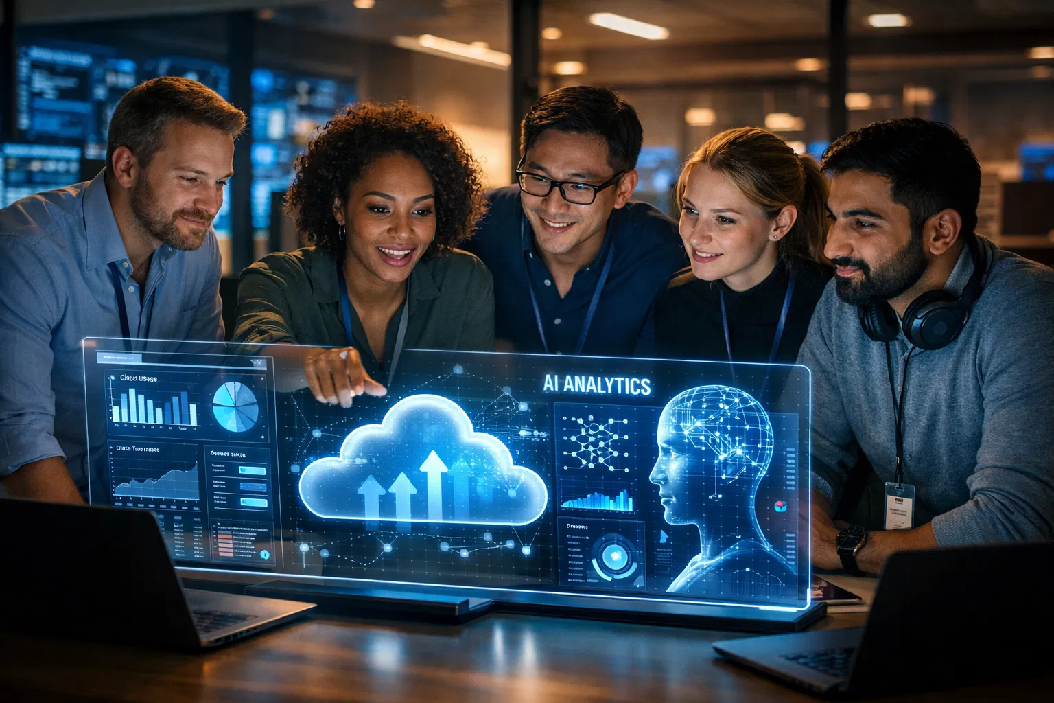 GigitekAI team collaborating