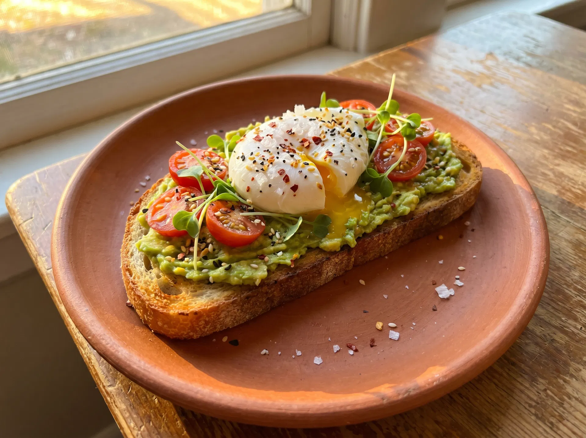 Air Fryer Avocado Toast (The Best Toast You'll Ever Make)
