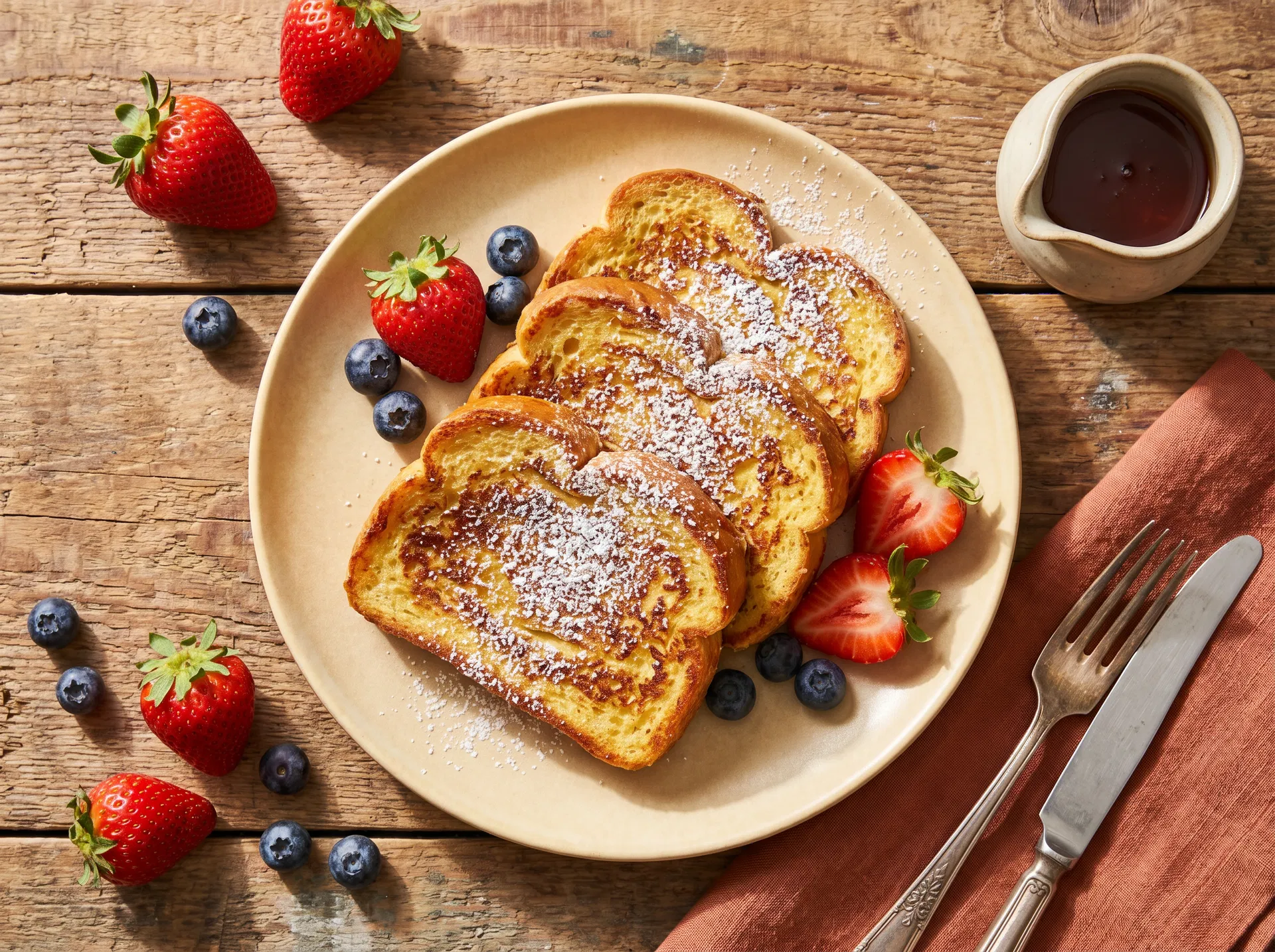 Air Fryer French Toast (Crispy Outside, Custardy Inside)
