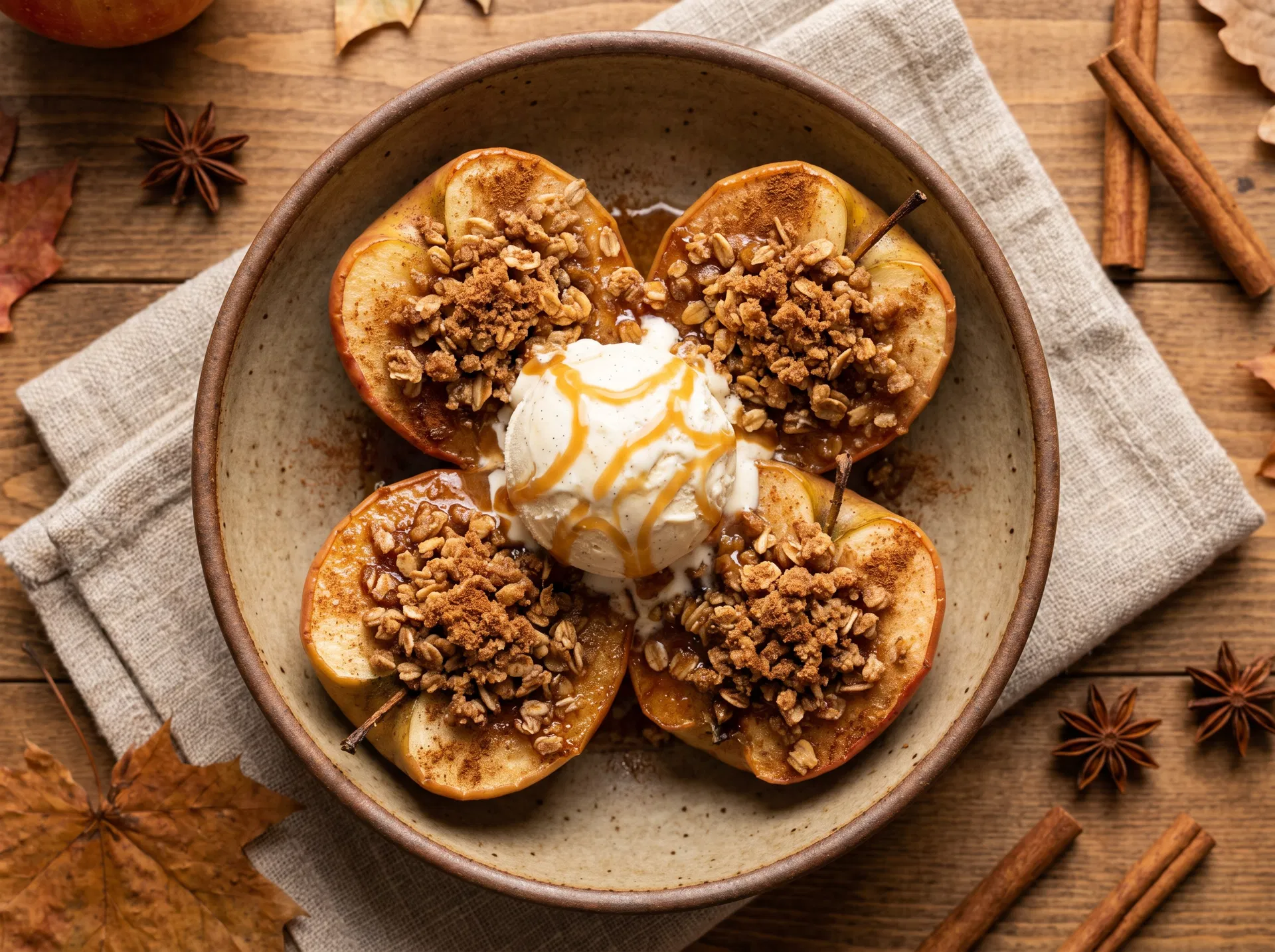 Air Fryer Baked Apples