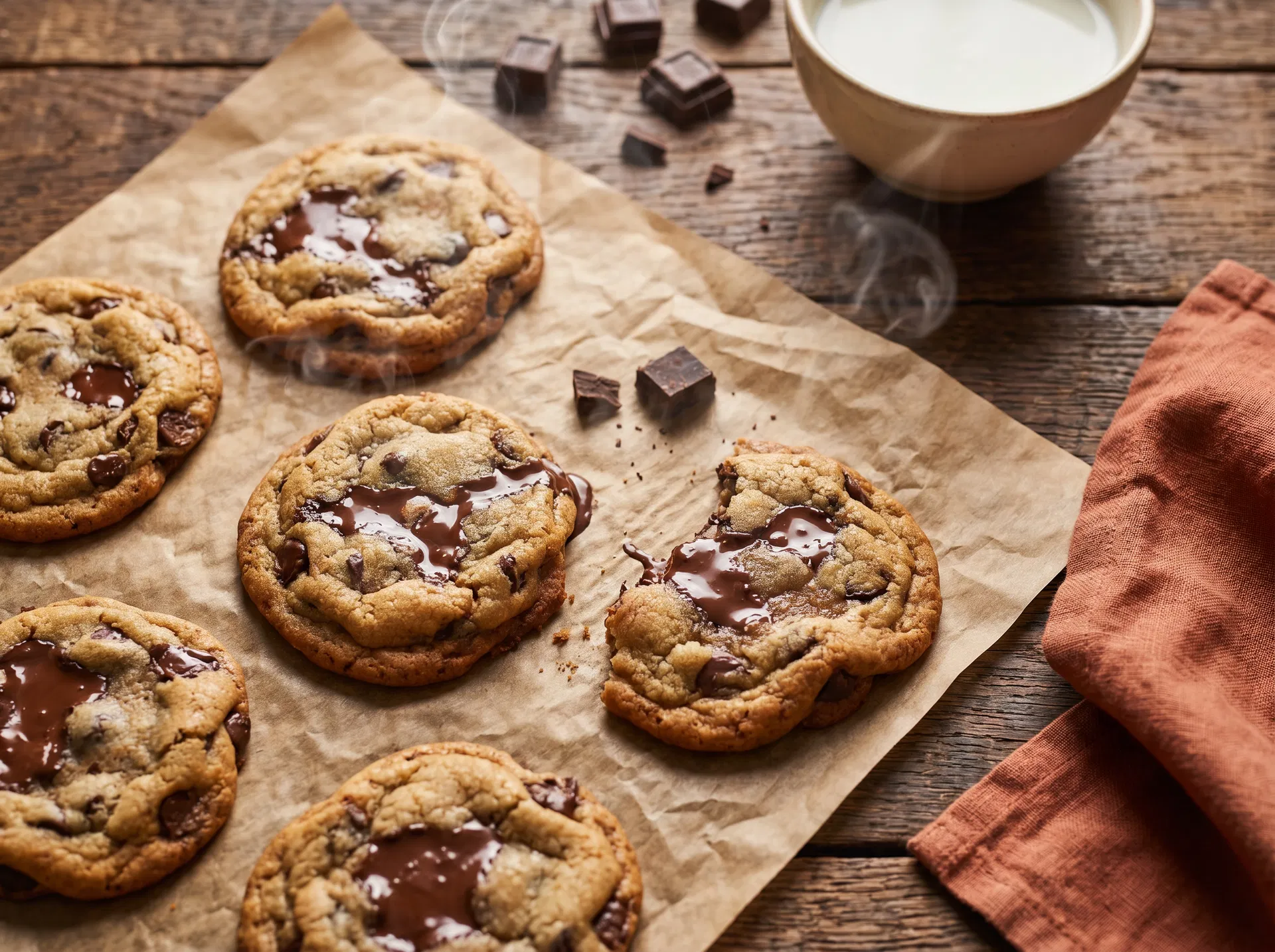 Air Fryer Chocolate Chip Cookies