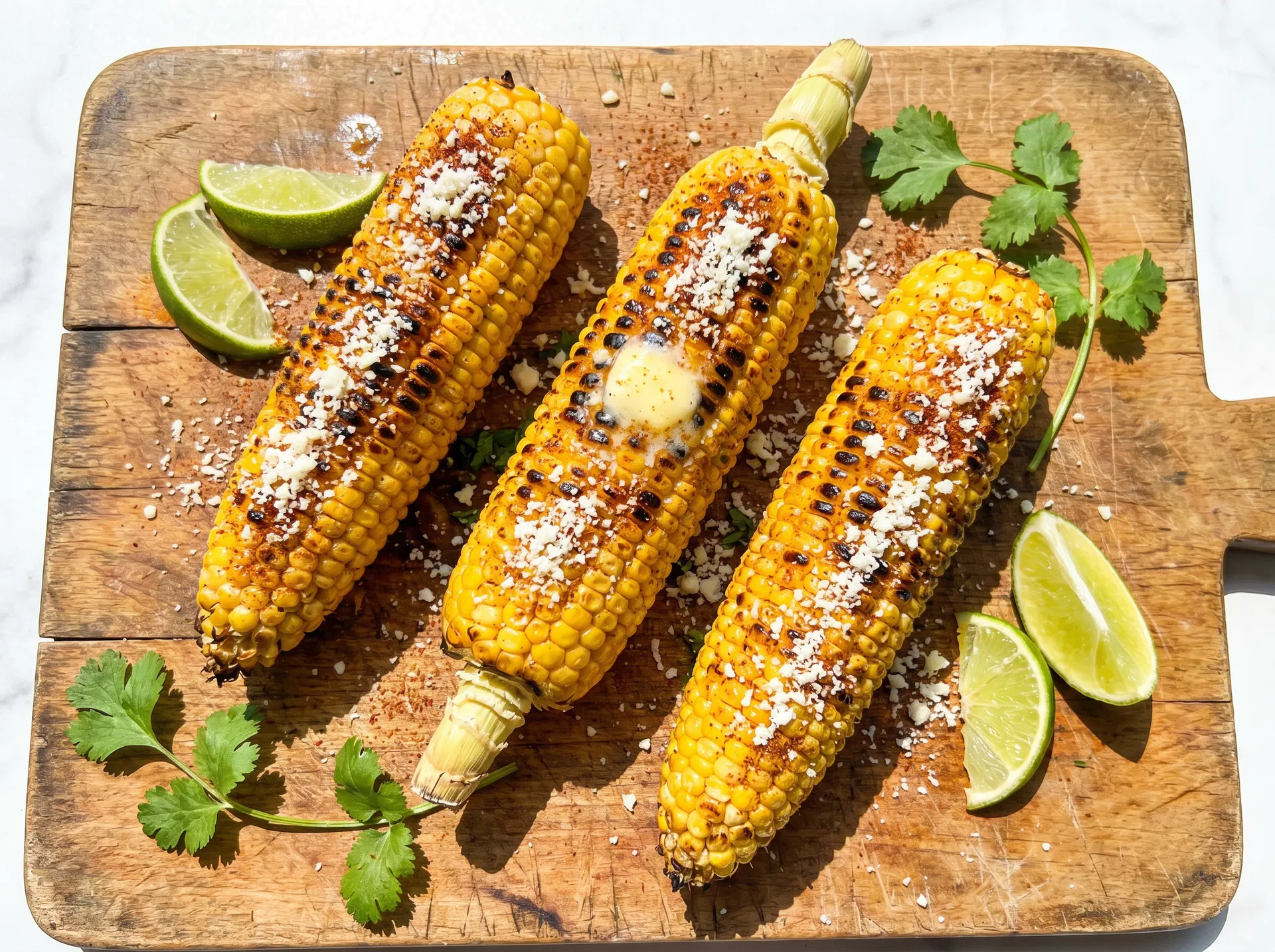 Air Fryer Corn on the Cob (Elote Style)
