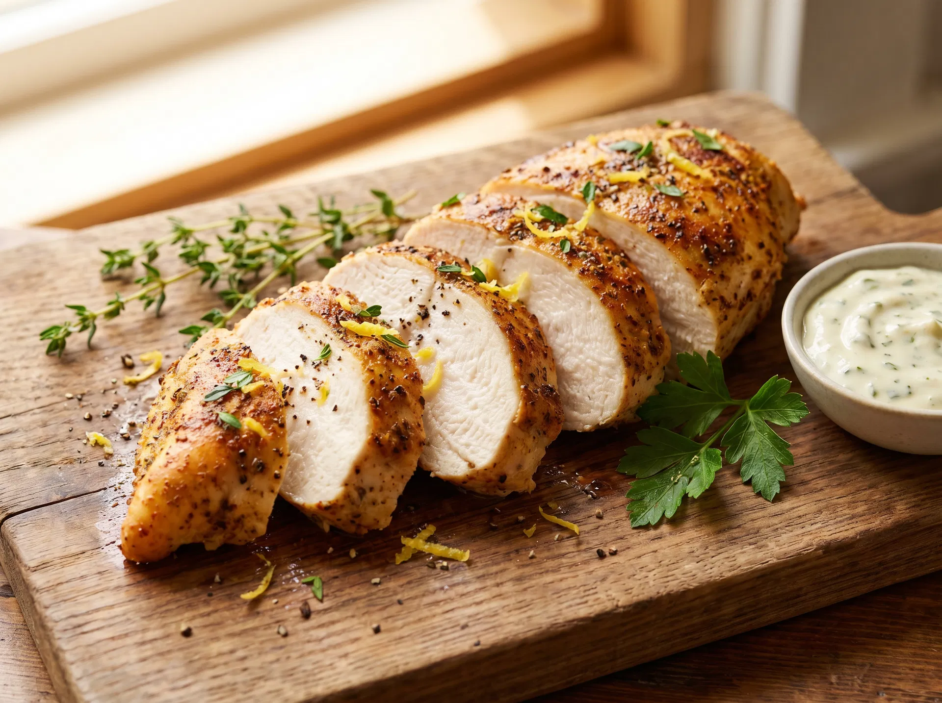 Juicy Air Fryer Chicken Breast (Never Dry)