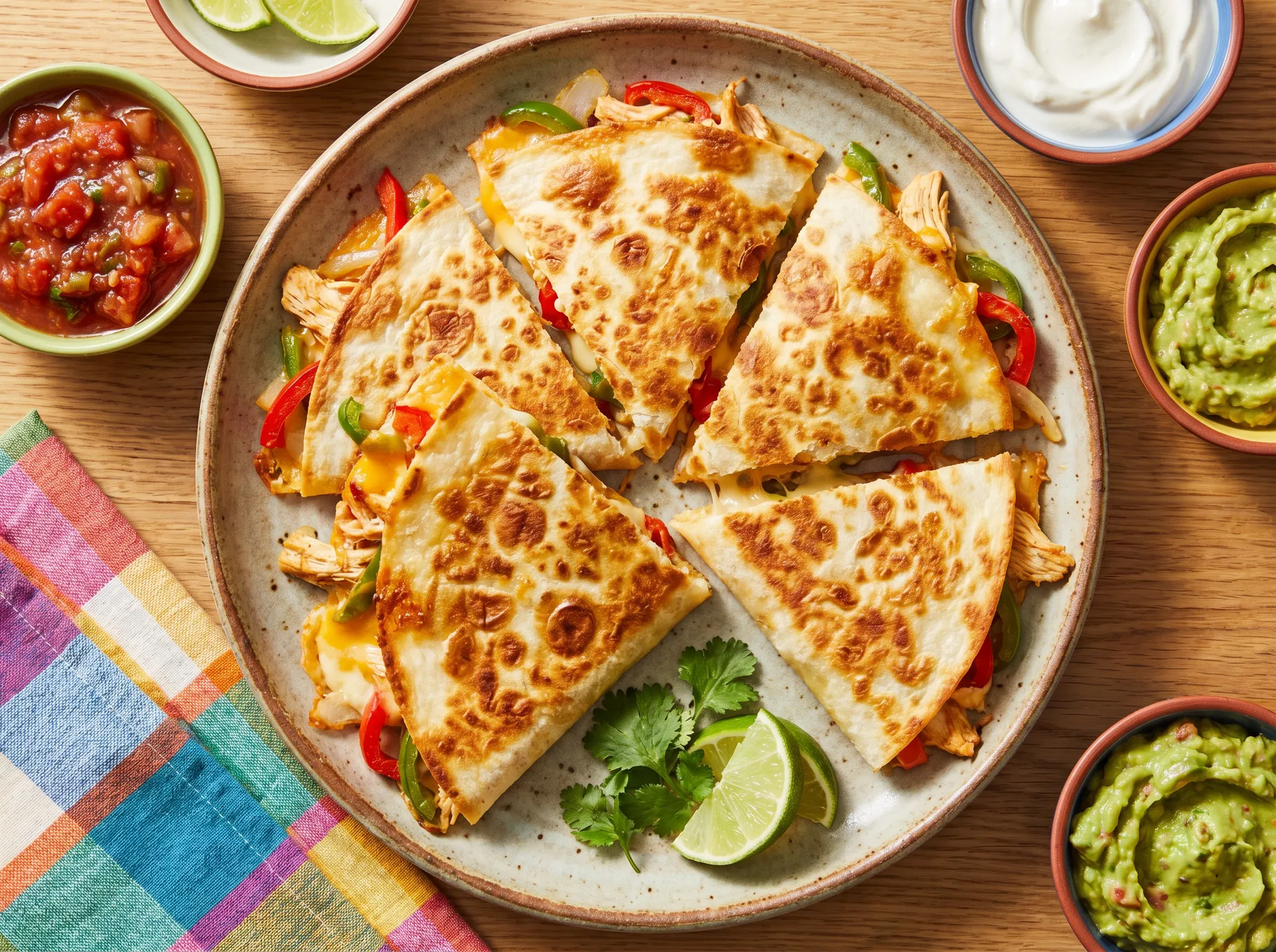 Crispy Air Fryer Quesadilla