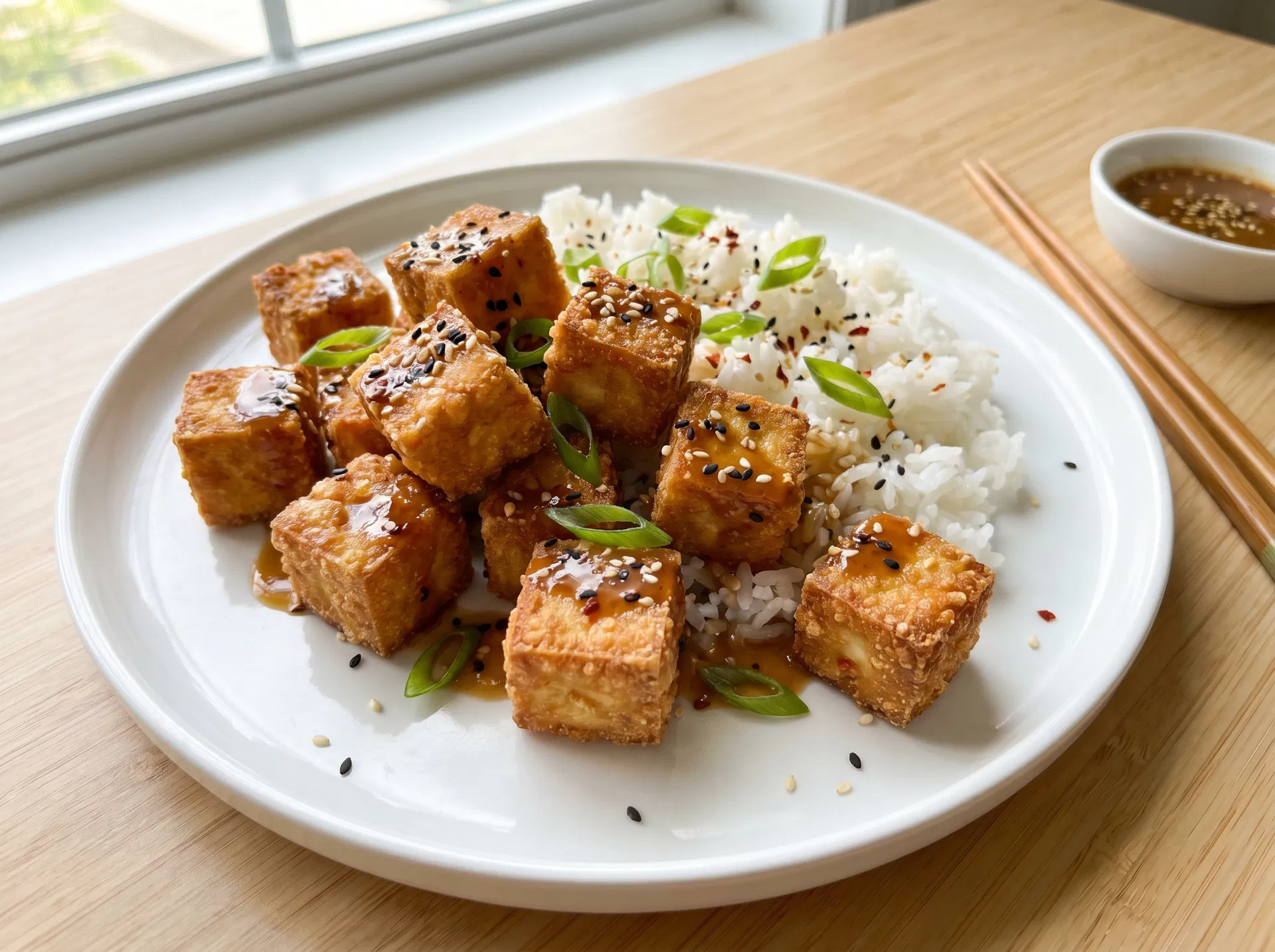 Crispy Air Fryer Tofu