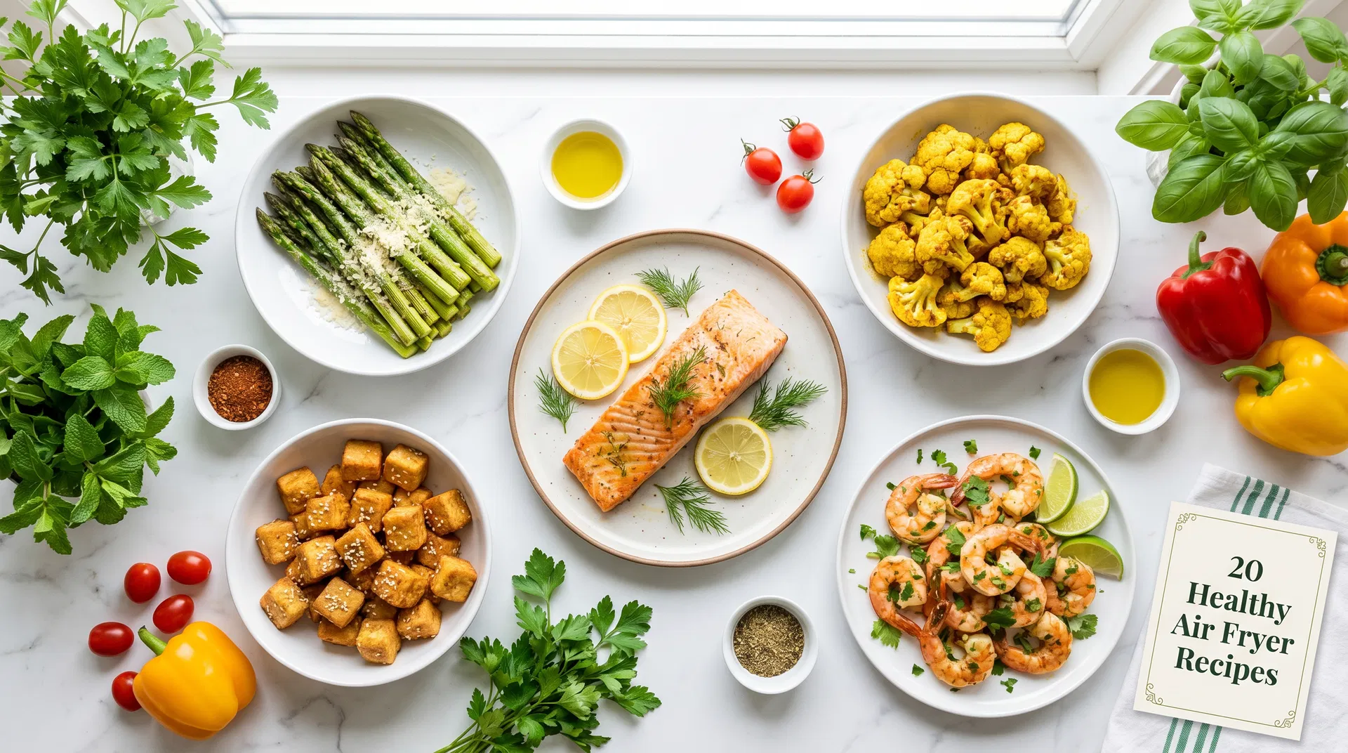 20 Healthy Air Fryer Recipes (Low-Calorie & Nutritious)