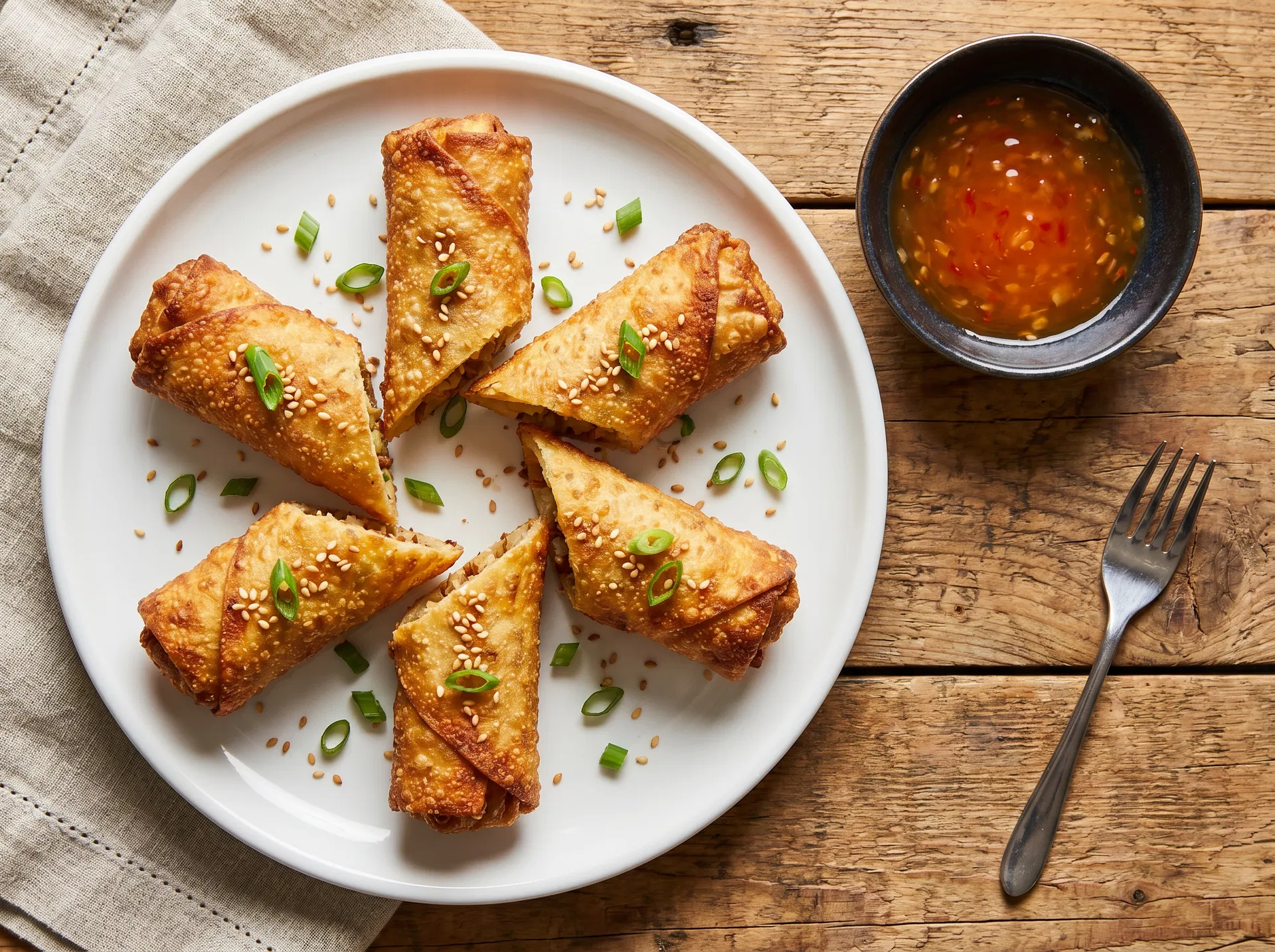 Crispy Air Fryer Egg Rolls