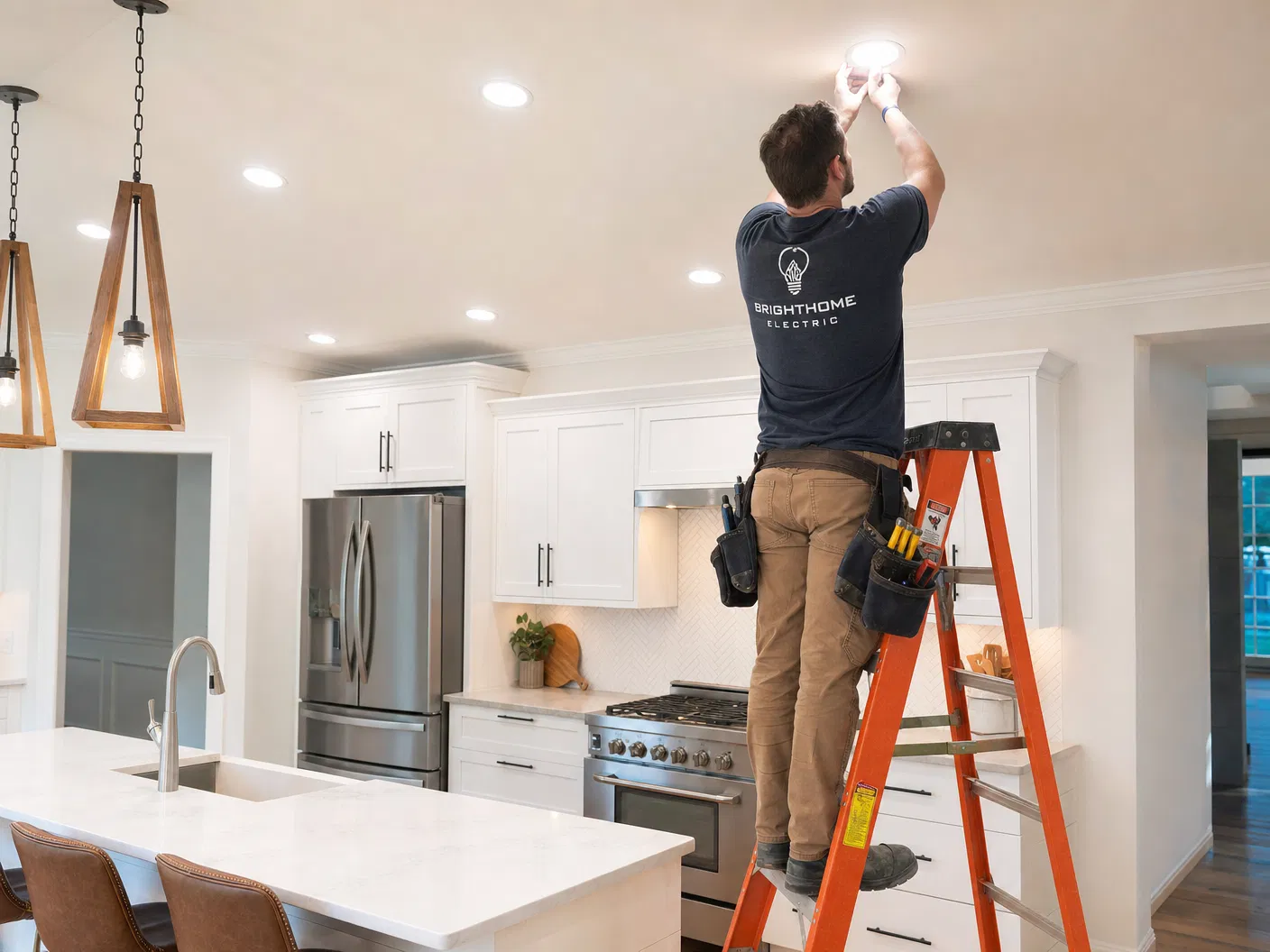 Remodel lighting installation
