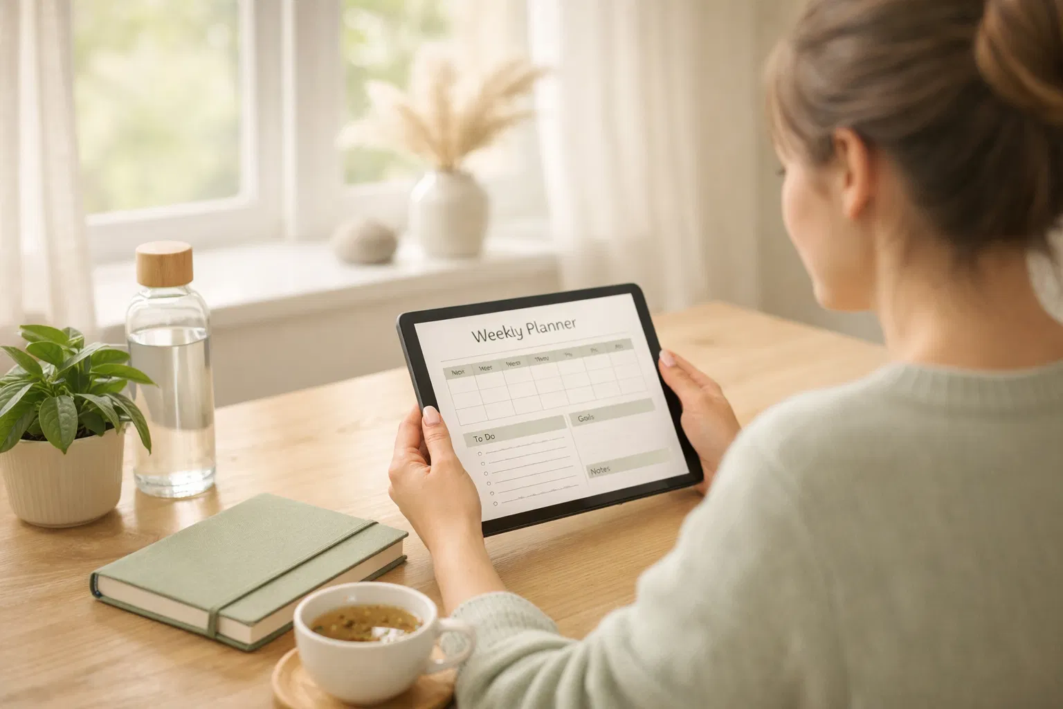 Healthy Planner in use