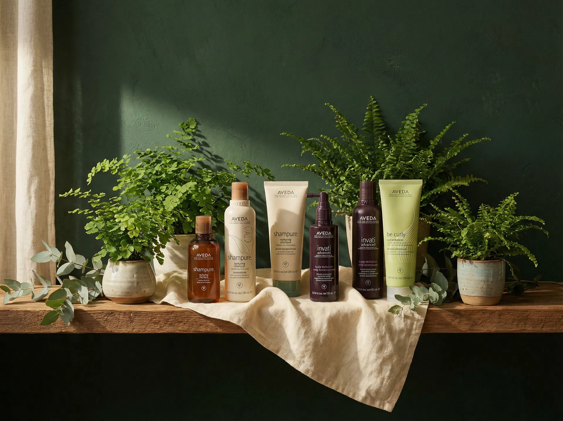 Aveda products display
