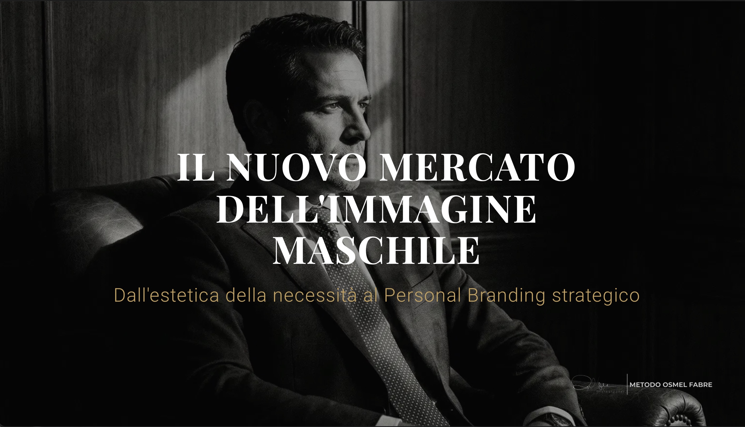 Copertina: Il Nuovo Mercato dell'Immagine Maschile