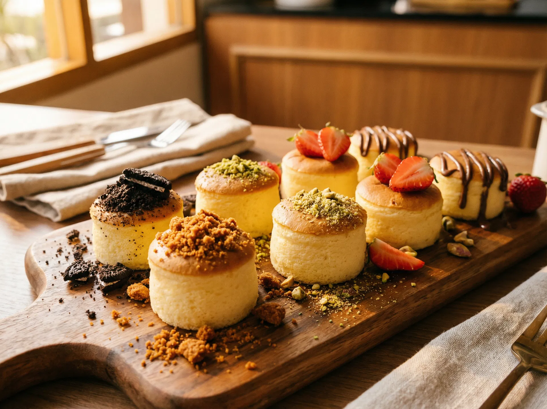 Fluffy Klein cheesecake bites