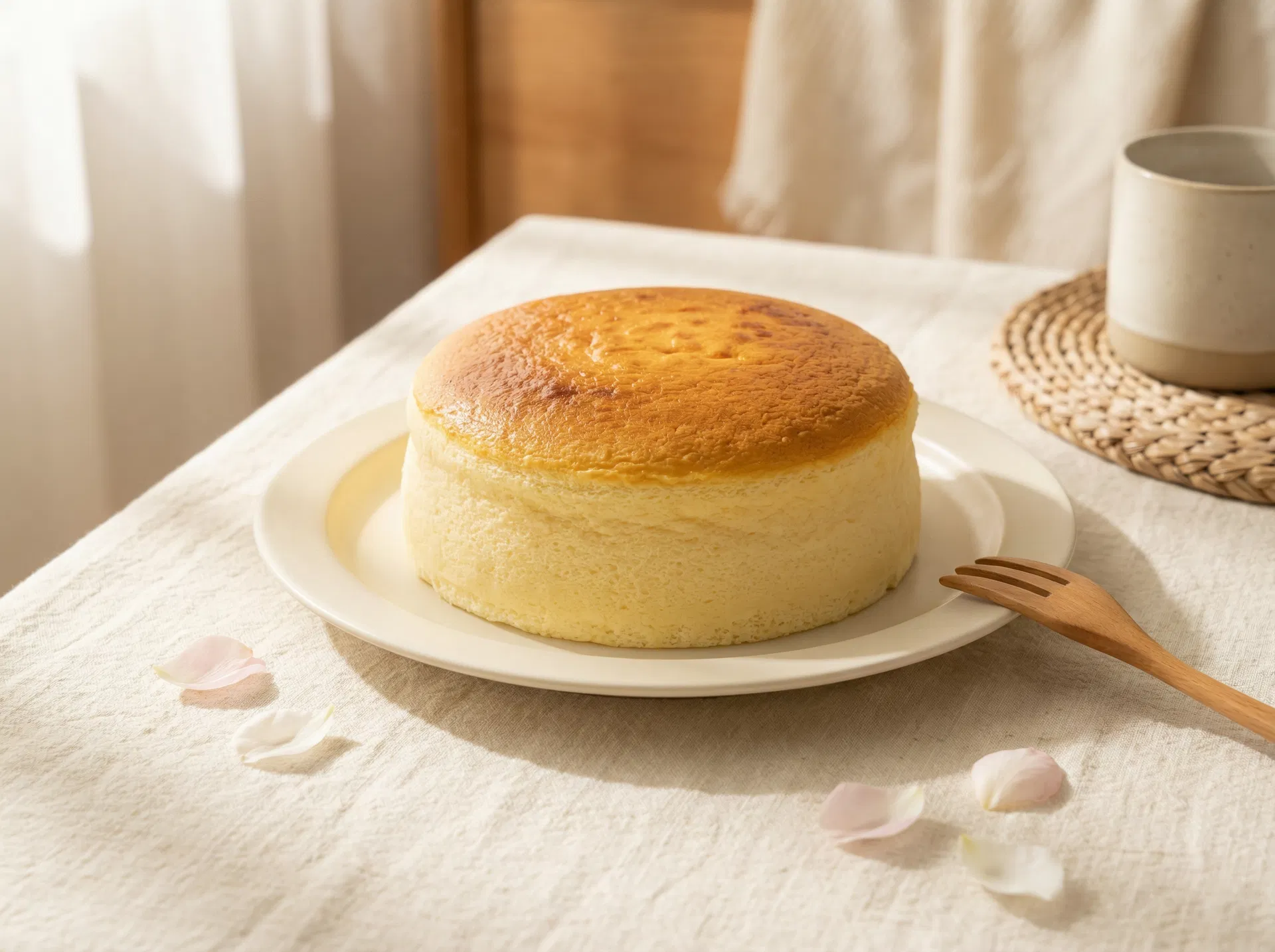 Japanse fluffy cheesecake