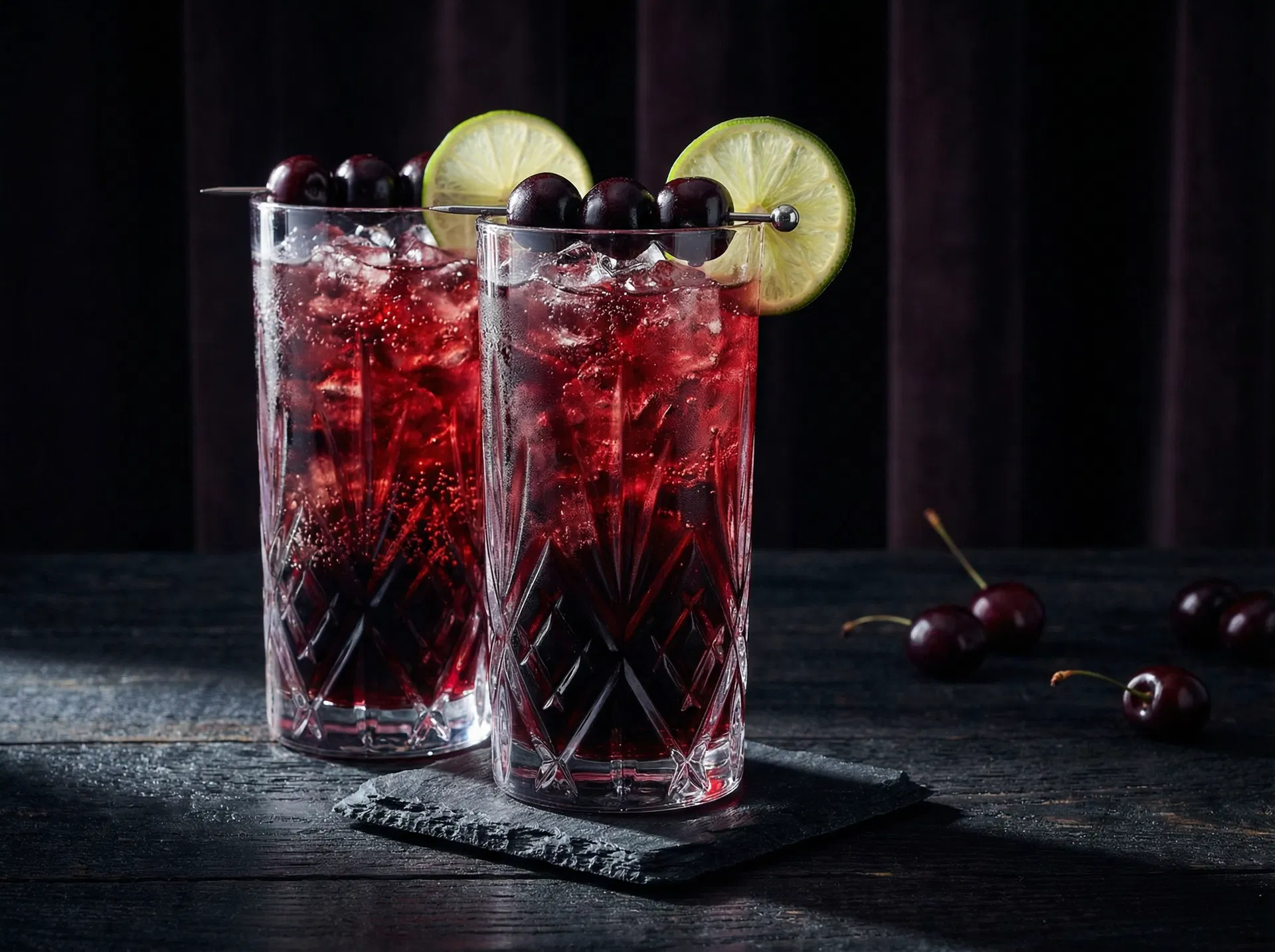 Dark Cherry Mocktail