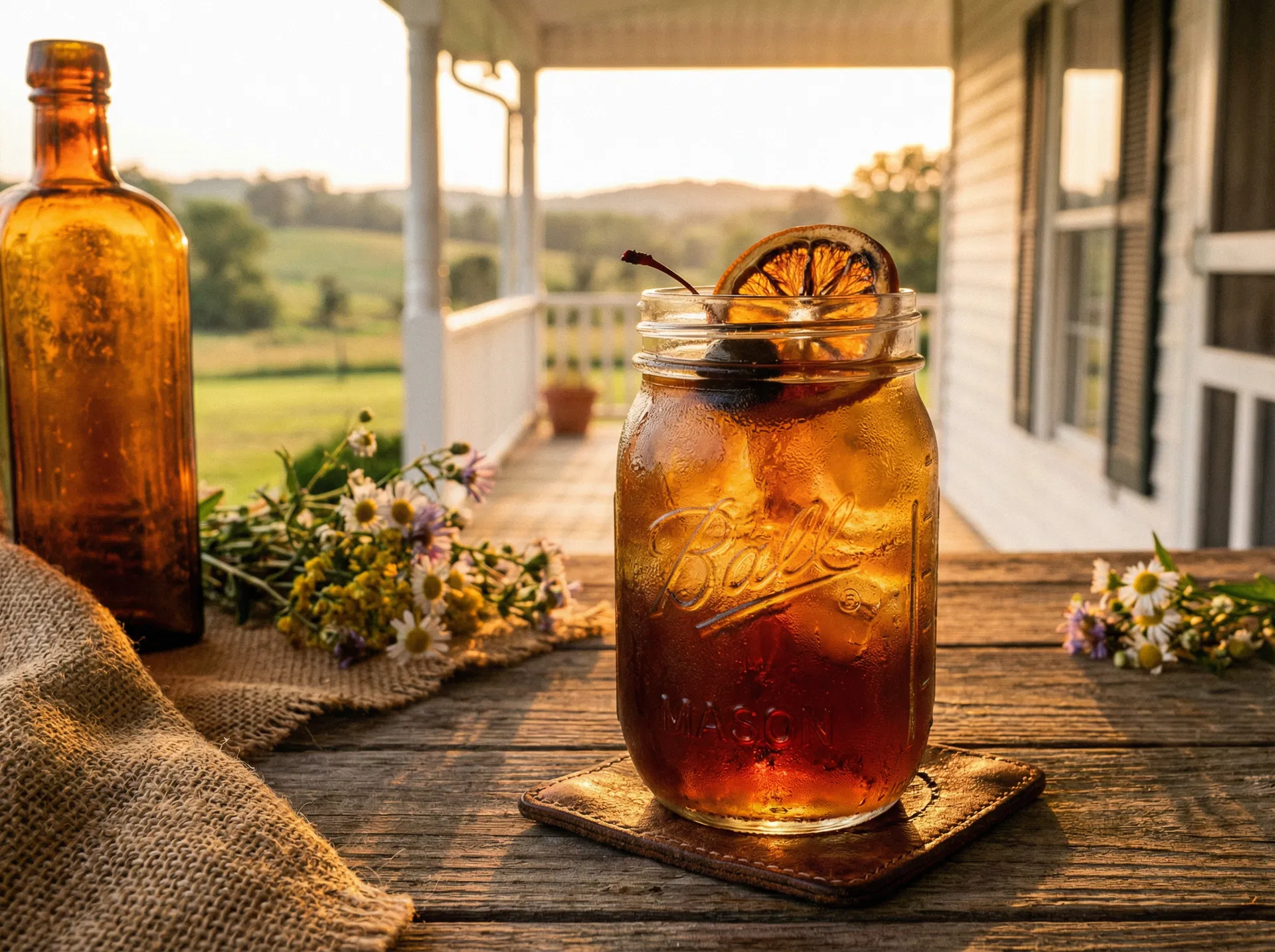 Bourbon Sweet Tea Lemonade